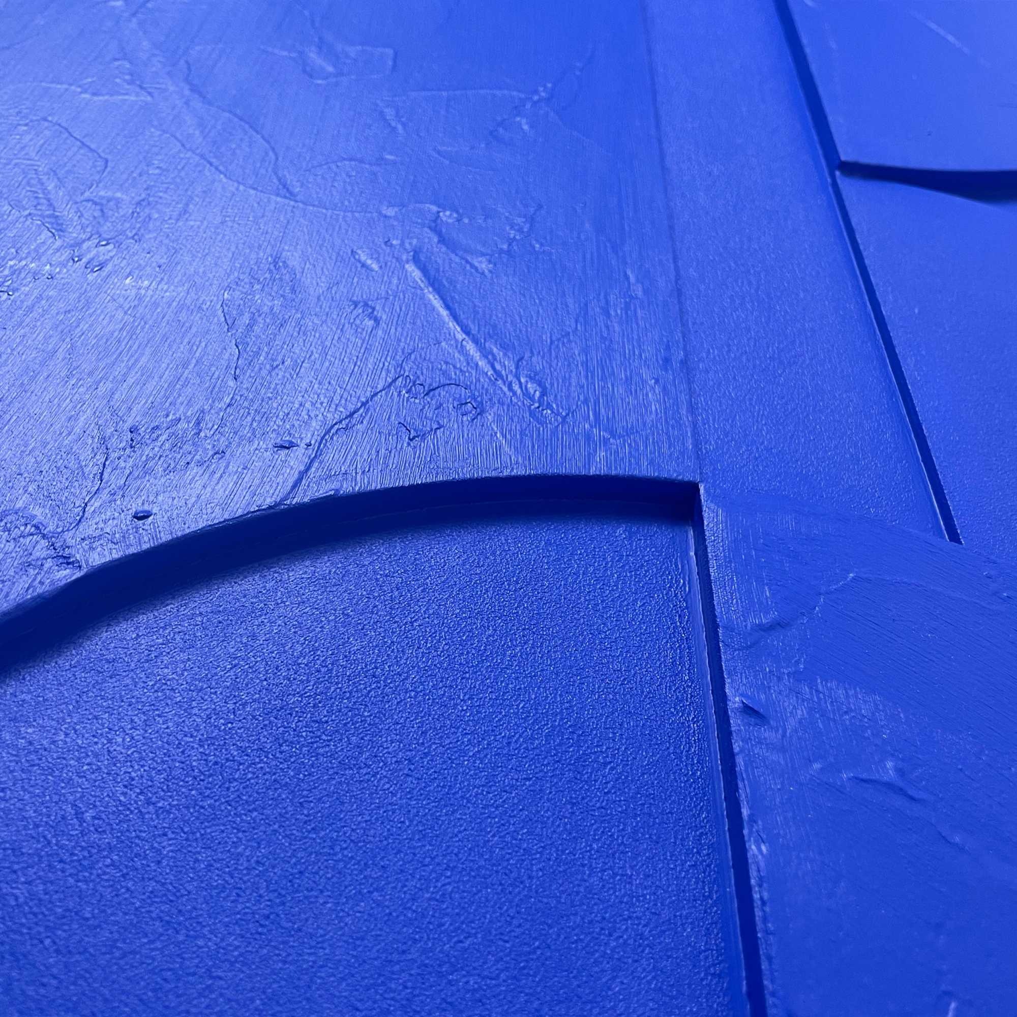 Reinders! Fresque murale »Shapes - cobalt blue« Wohnzimmer-Relief-3D-Abstrakt-MDF-50x70 cm