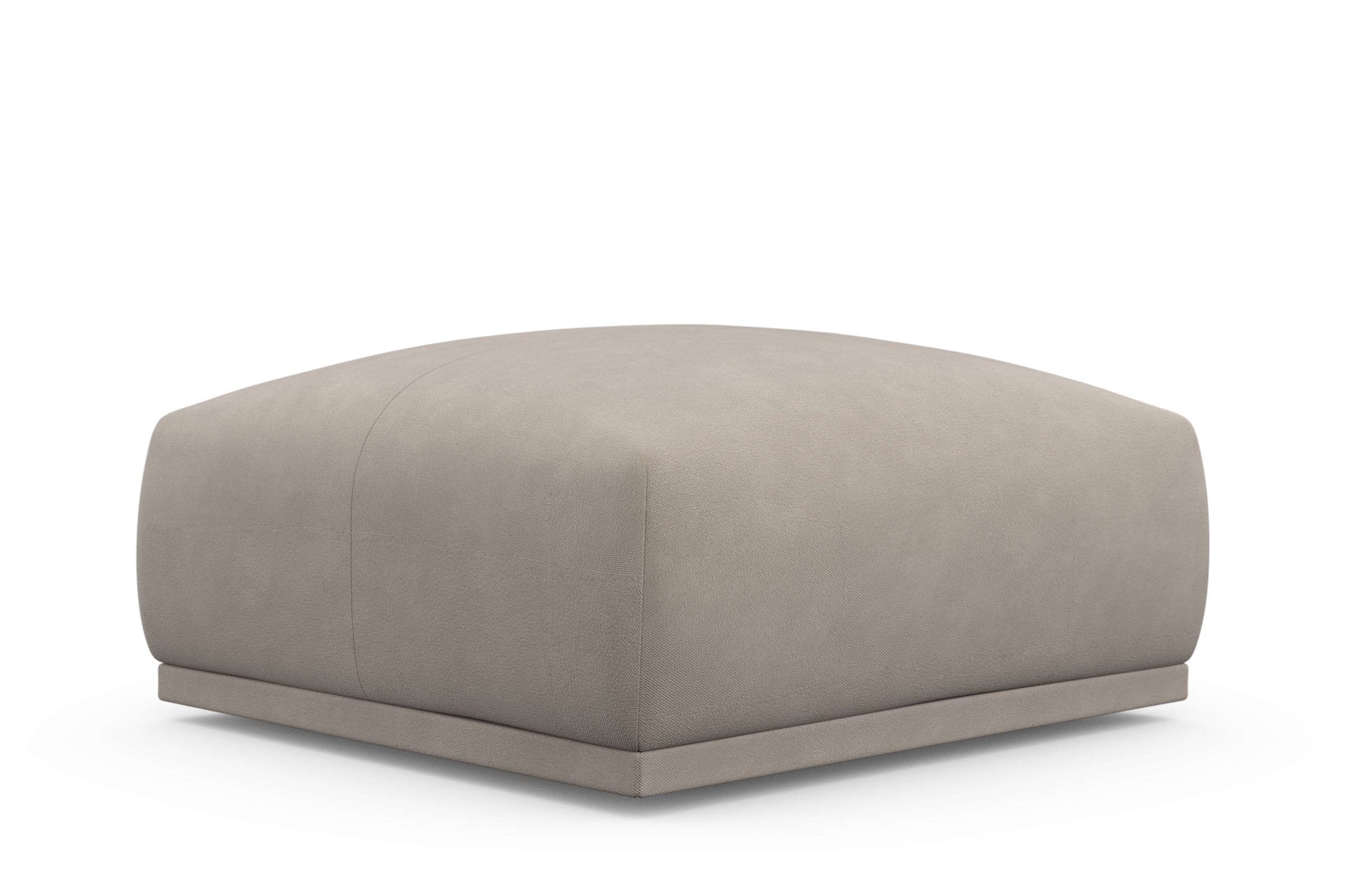 TRENDMANUFAKTUR Tabouret »Braga Japandi-Design, mit hochwertigem Kaltschaum, quadratisch, in« 1 cuis tlg. pouf rembourré moderne, 85/42/85 cm (L/H/P)