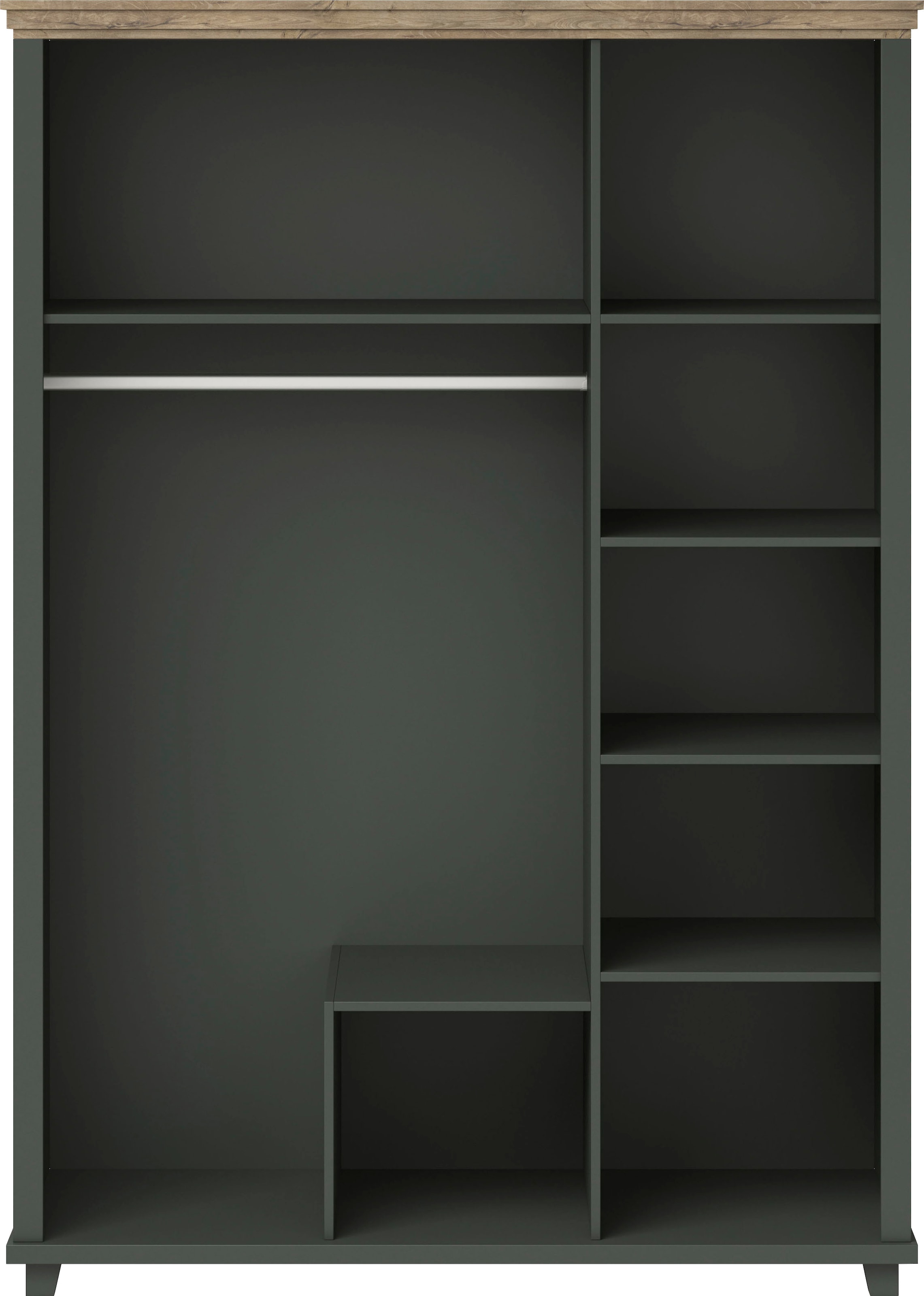 Home affaire Drehtürenschrank »Evora, Landhausschrank in 3 verschieden Grössen, Türen mit Soft- Close« Kleiderschrank mit Spiegel, aus FSC®-zertifiziertem Holzwerkstoff