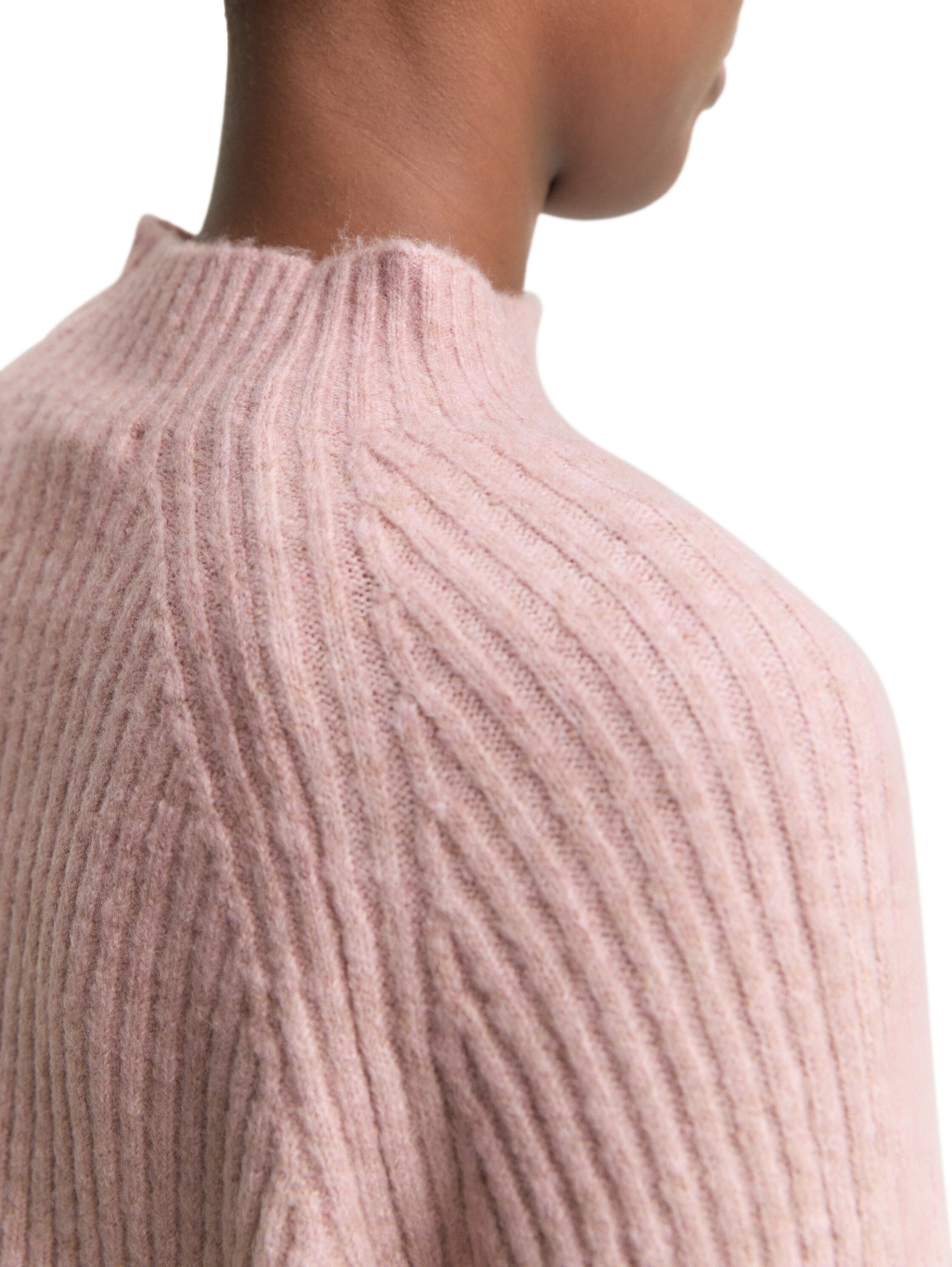 TOM TAILOR Denim Pull en tricot mit Stehkragen