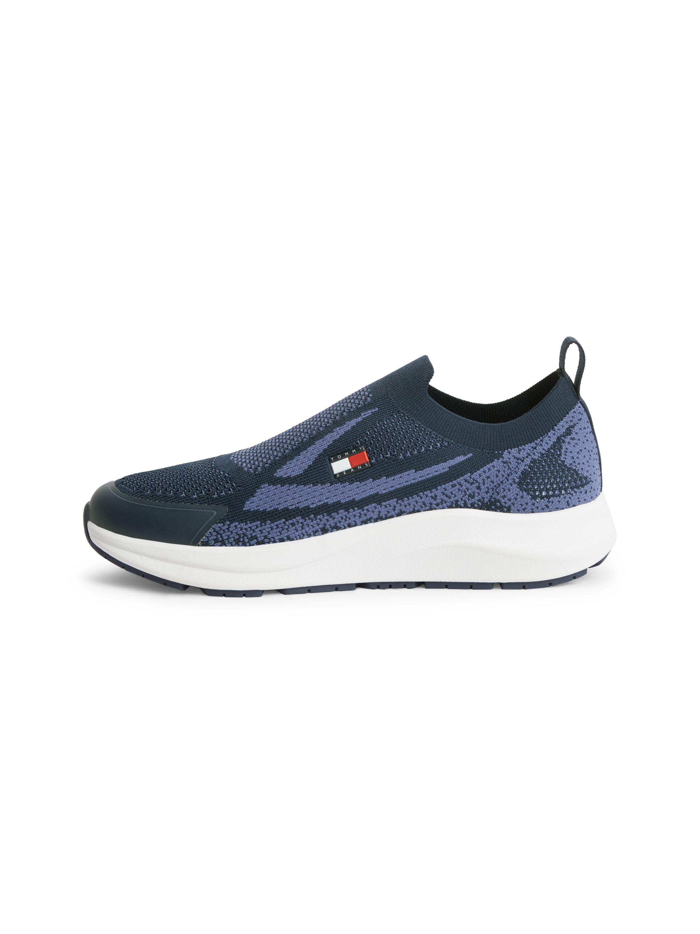 Tommy Jeans Baskets slip-on »TJM KNITTED RUNNER«  Slipper, Halbschuh, Schlupfschuh mit Kontrastbesätzen