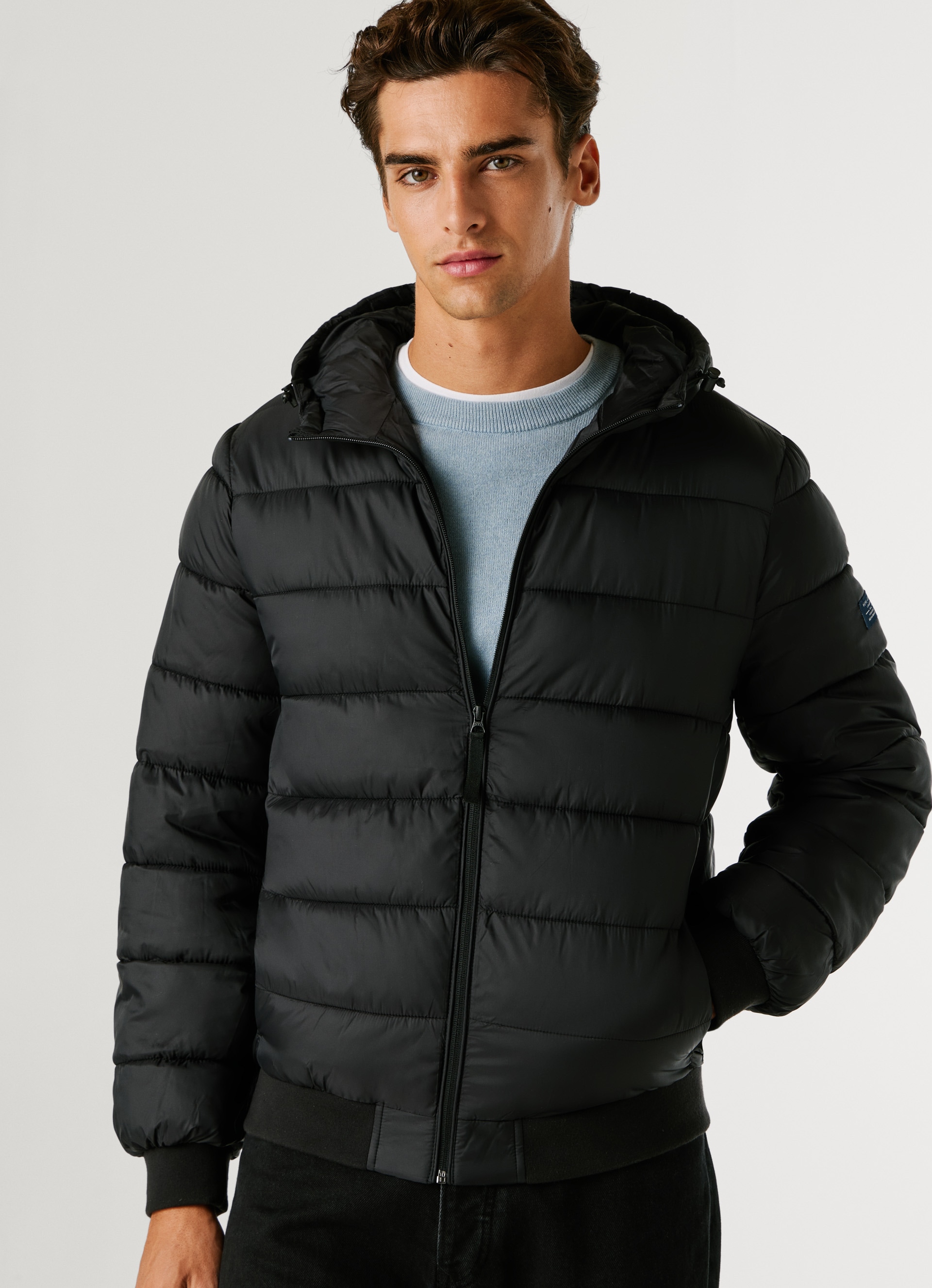 Pepe Jeans Veste matelassée »PUFFER HOOD« mit Kapuze Regular Fit mit Kapuze