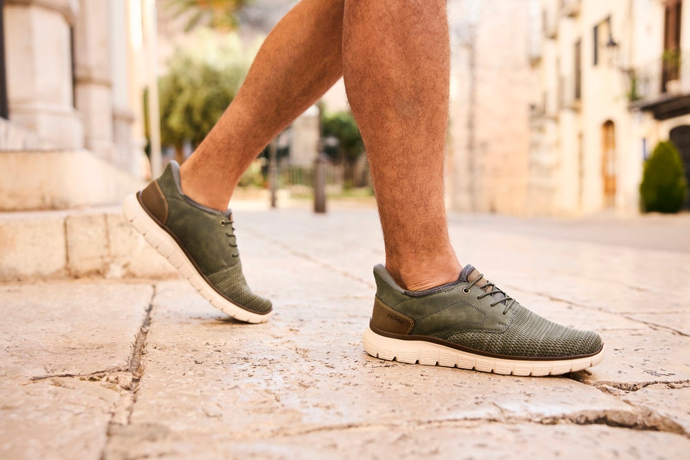 Rieker Slip-On Sneaker  , Freizeitschuh, Halbschuh, Schlupfschuh, gepolsterter Fersenabschluss