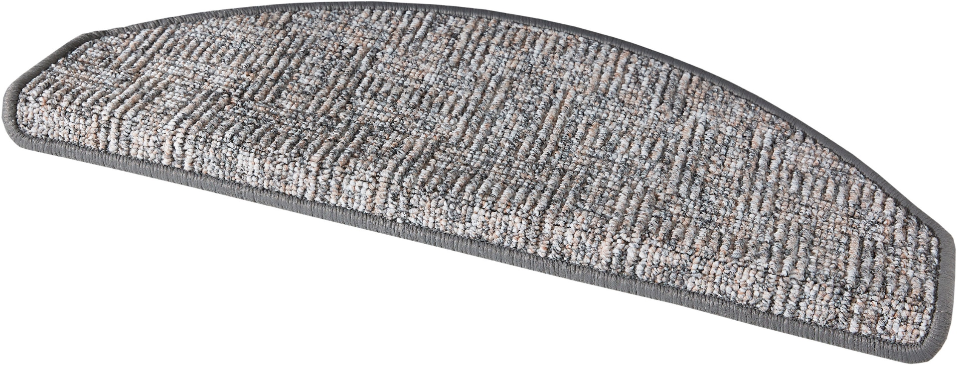 Andiamo Stufenmatte »Leo, Made in Poland« halbrund 6 mm Höhe grobe melierte Schlinge, selbstklebend, 15 Stück in einem Set