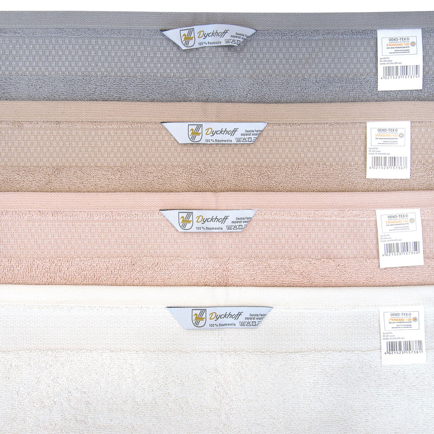 Dyckhoff Handtuch »Gloss« mit edler Glanzgarn Bordüre