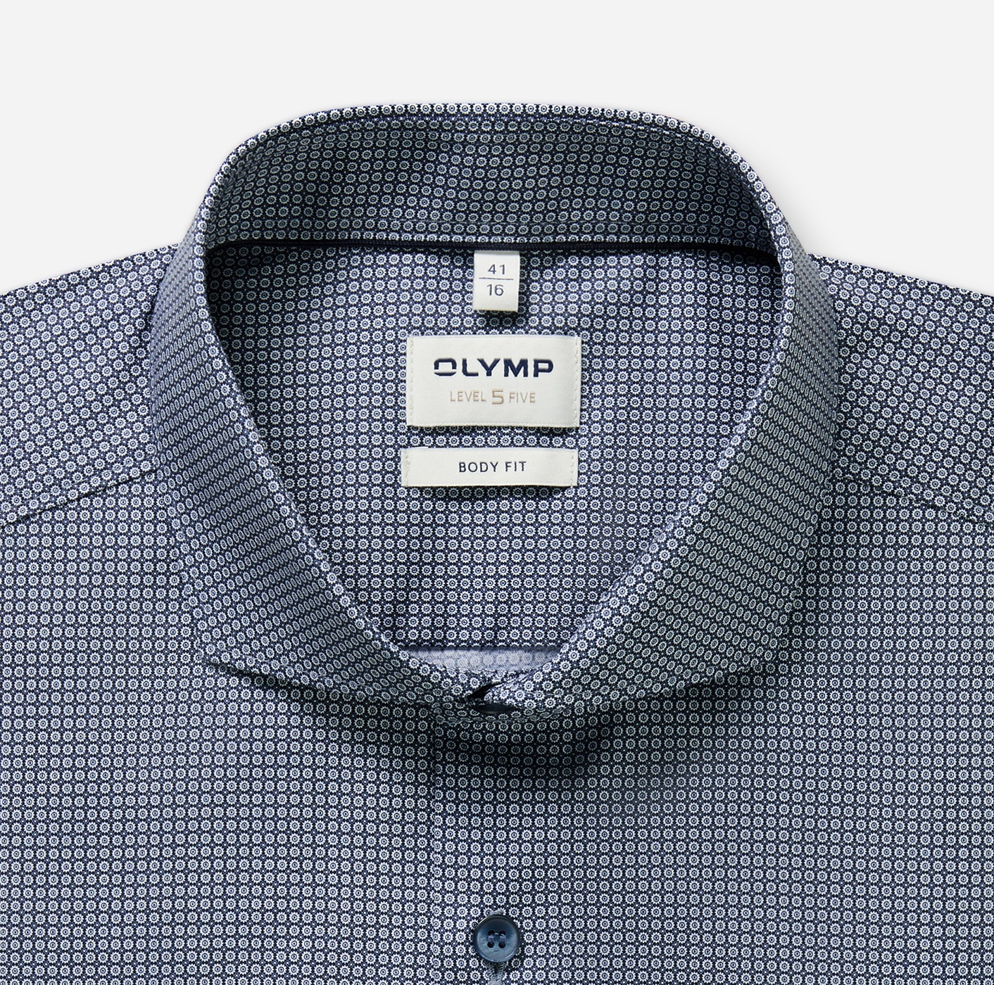 OLYMP Chemise à manches longues »Level Five« Businesshemd, body fit, Haifischkragen