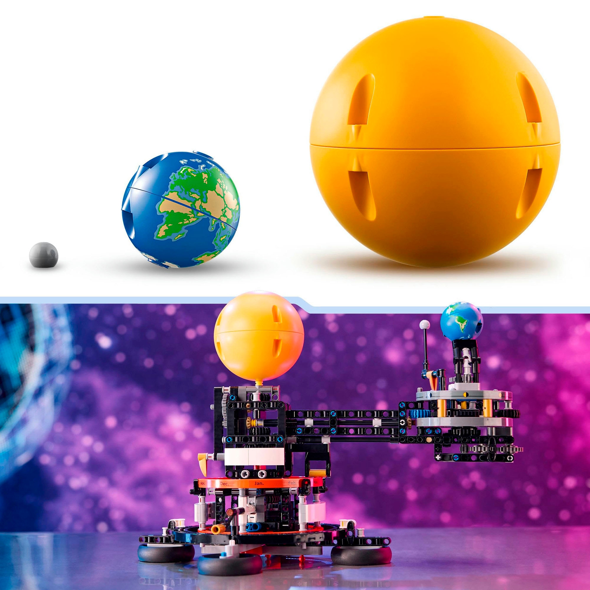 LEGO® Konstruktionsspielsteine »Sonne Erde Mond Modell (42179), LEGO® Technic« Made in Europe
