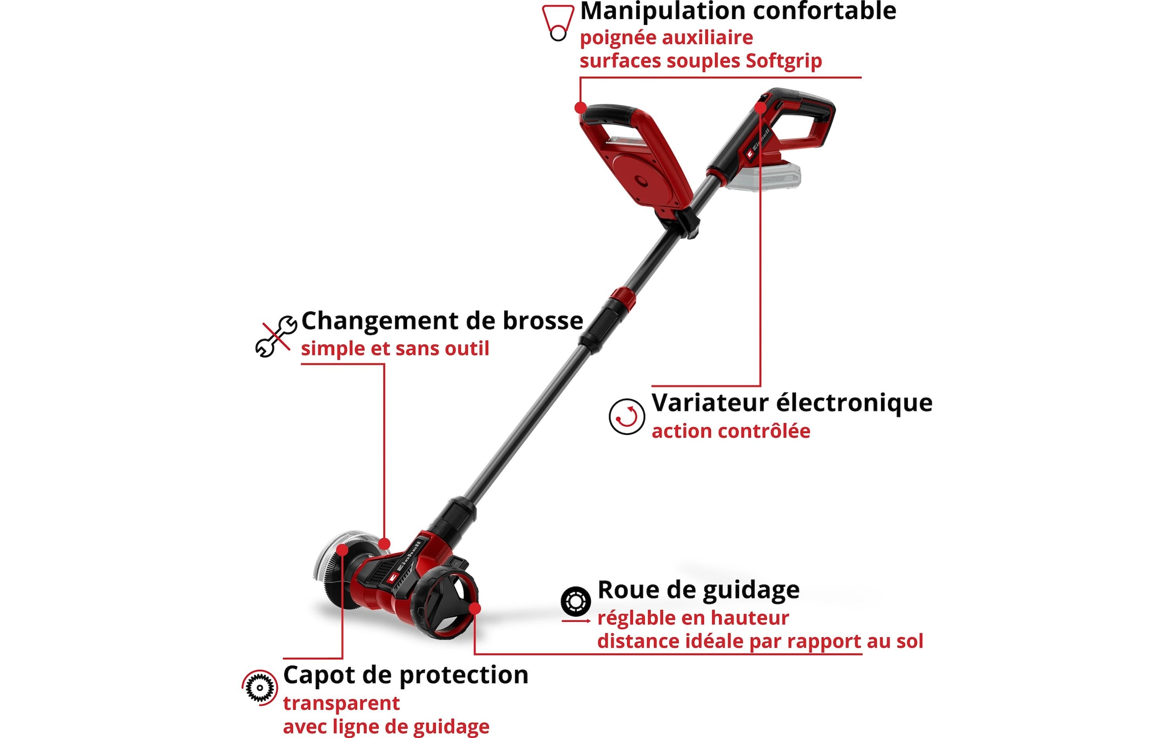 Einhell Akku-Fugenbürste »GE-CC 18/110 Li E-Solo« ohne Akku und Ladegerät