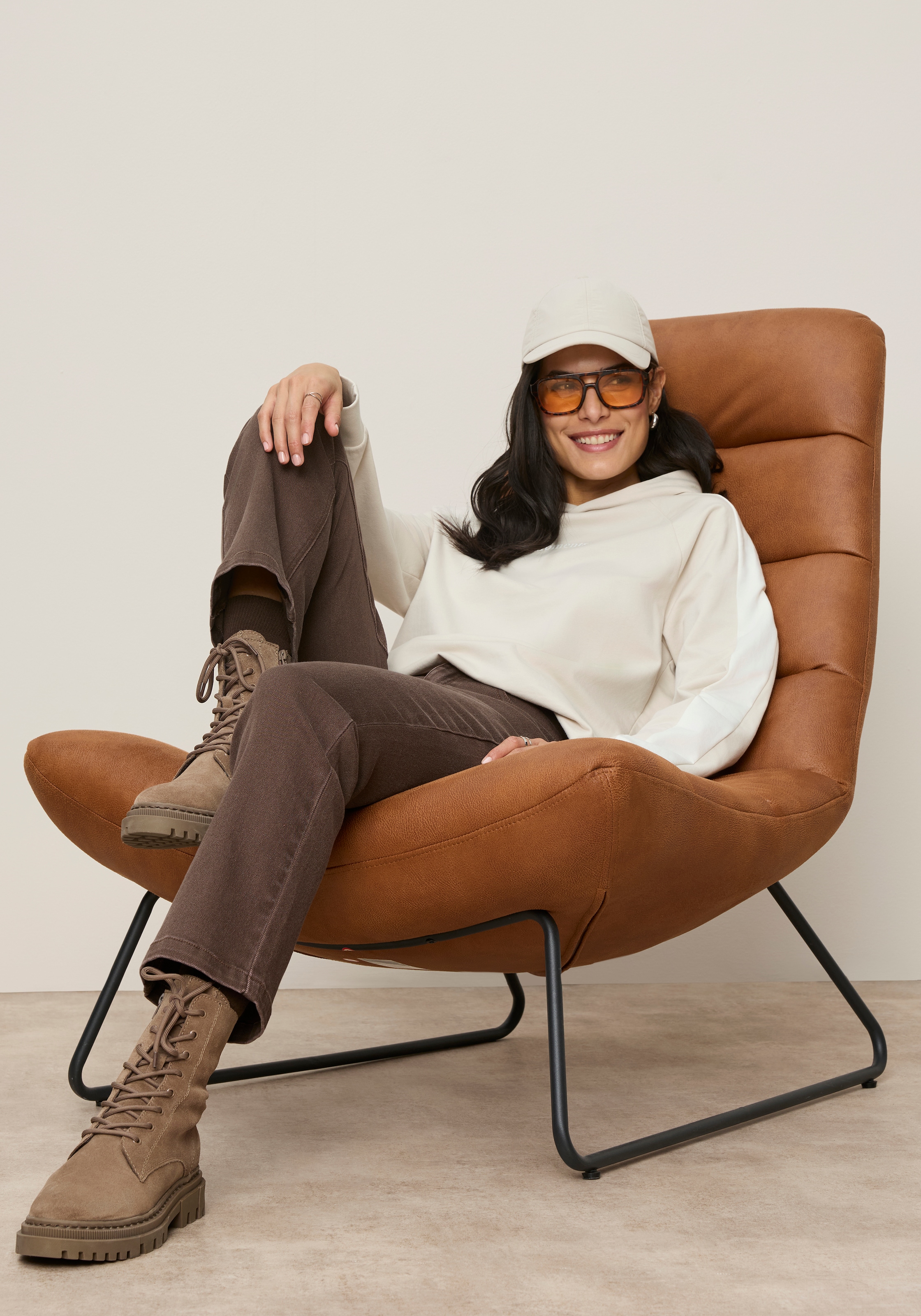 Tamaris Jeans cheville »mit leicht ausgestelltem Bein« avec taille haute dans un look raccourci et évasé