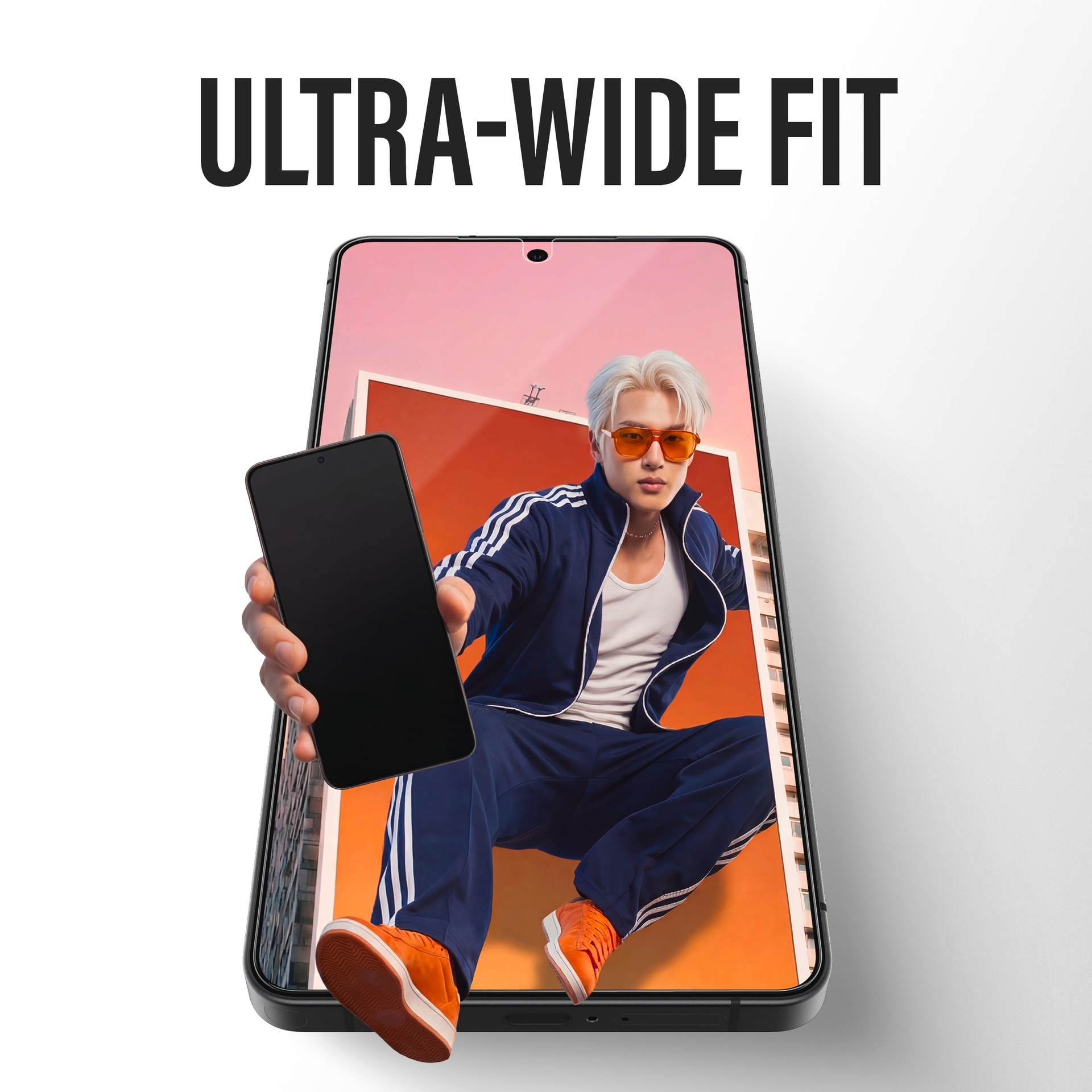 CARE by PanzerGlass Displayschutzglas »2-Way Privacy Screen Protector« für Samsung Galaxy S26+ Displayschutzfolie, Schutzfolie, Bildschirmschutz, kratz- & stossfest