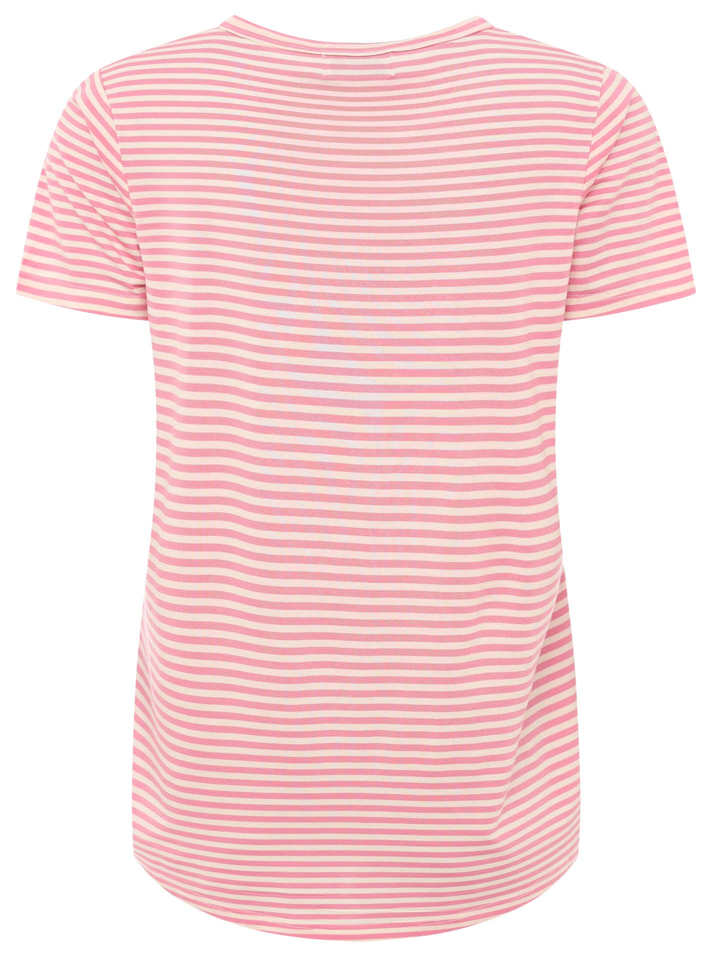 Zwillingsherz T-shirt »"Anker Moin"« gestreift, gestickter Schriftzug, maritim, Rundhals