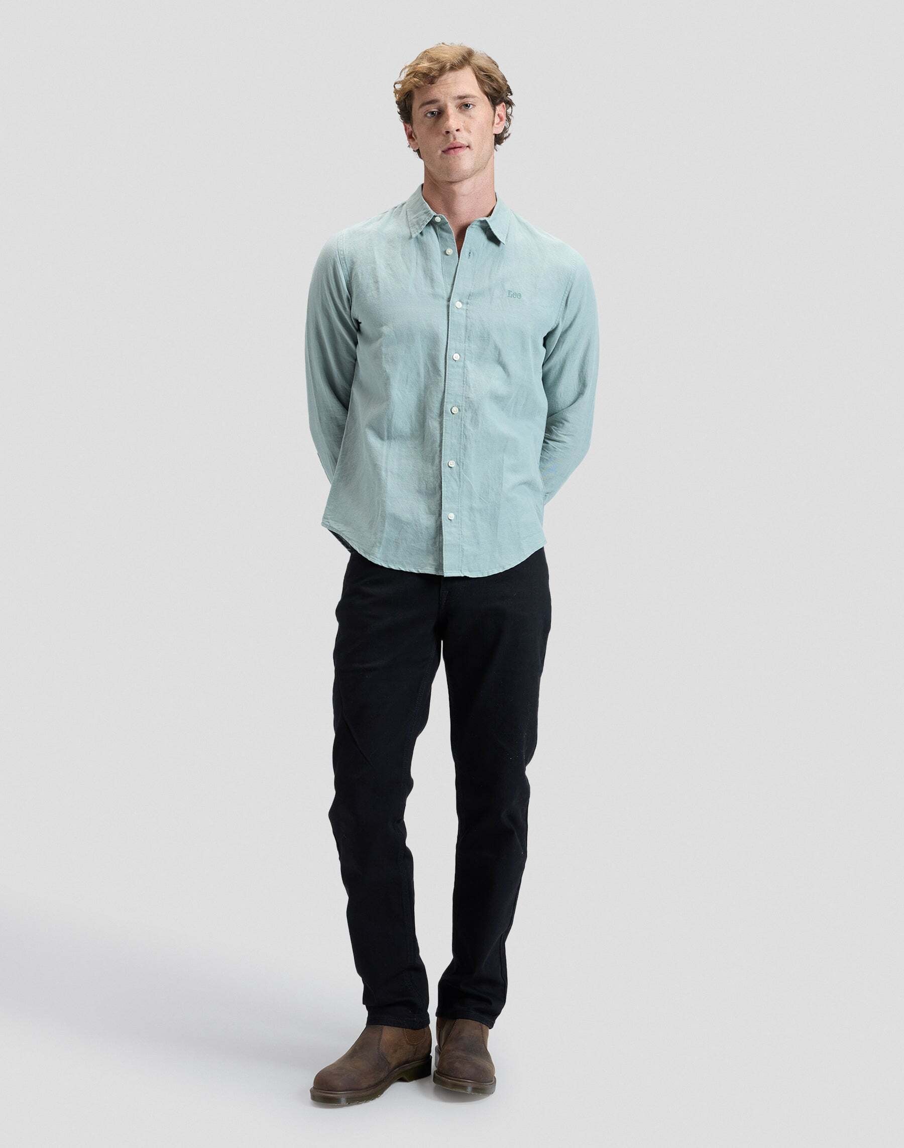 Lee® Chemise en lin »Lee Leinenhemd Lee«