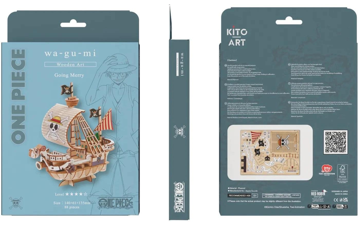  Modellbausatz »Kito Art One Piece Going Merry 88 Teile« 88 Stk. tlg.