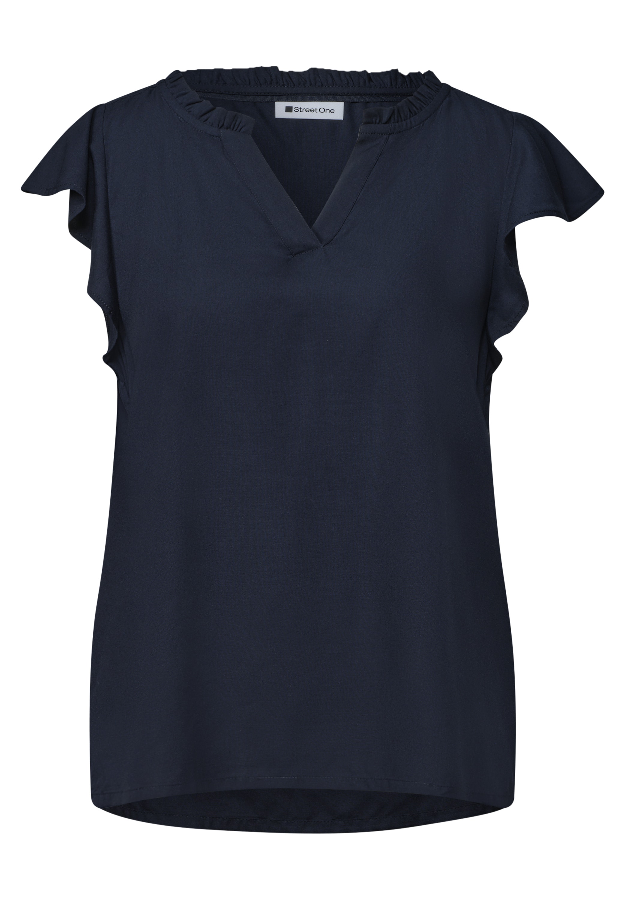 STREET ONE Blouse à manches courtes blouse d'été avec manches à volants