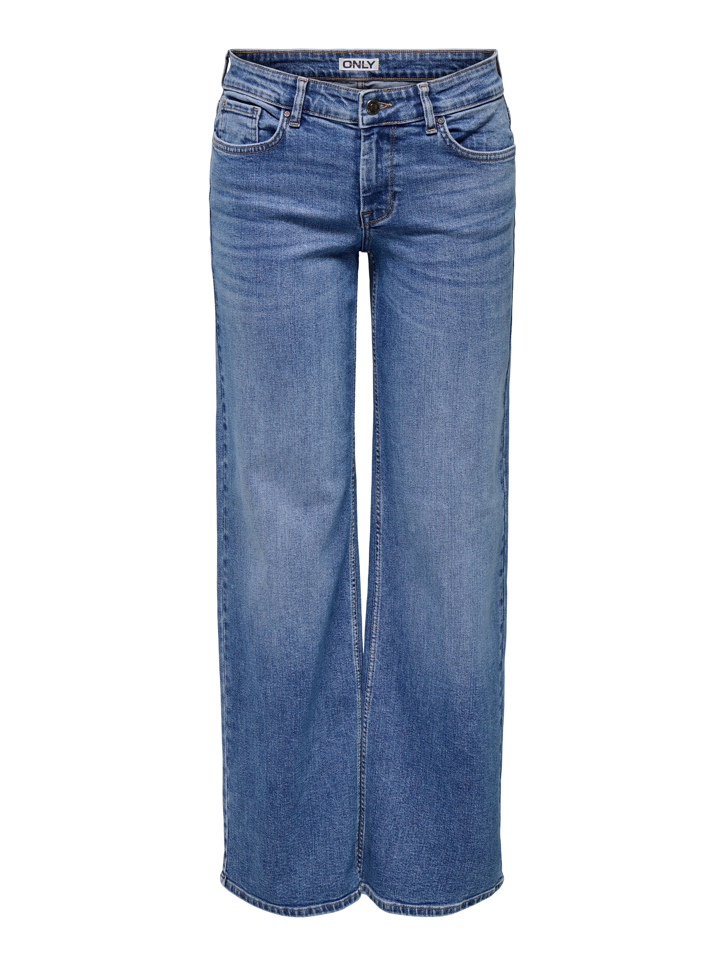 ONLY Weite Jeans »ONLJUDY-O LW WIDE LEG DNM TAI712 NOOS« niedrige Leibhöhe, weite Beinform