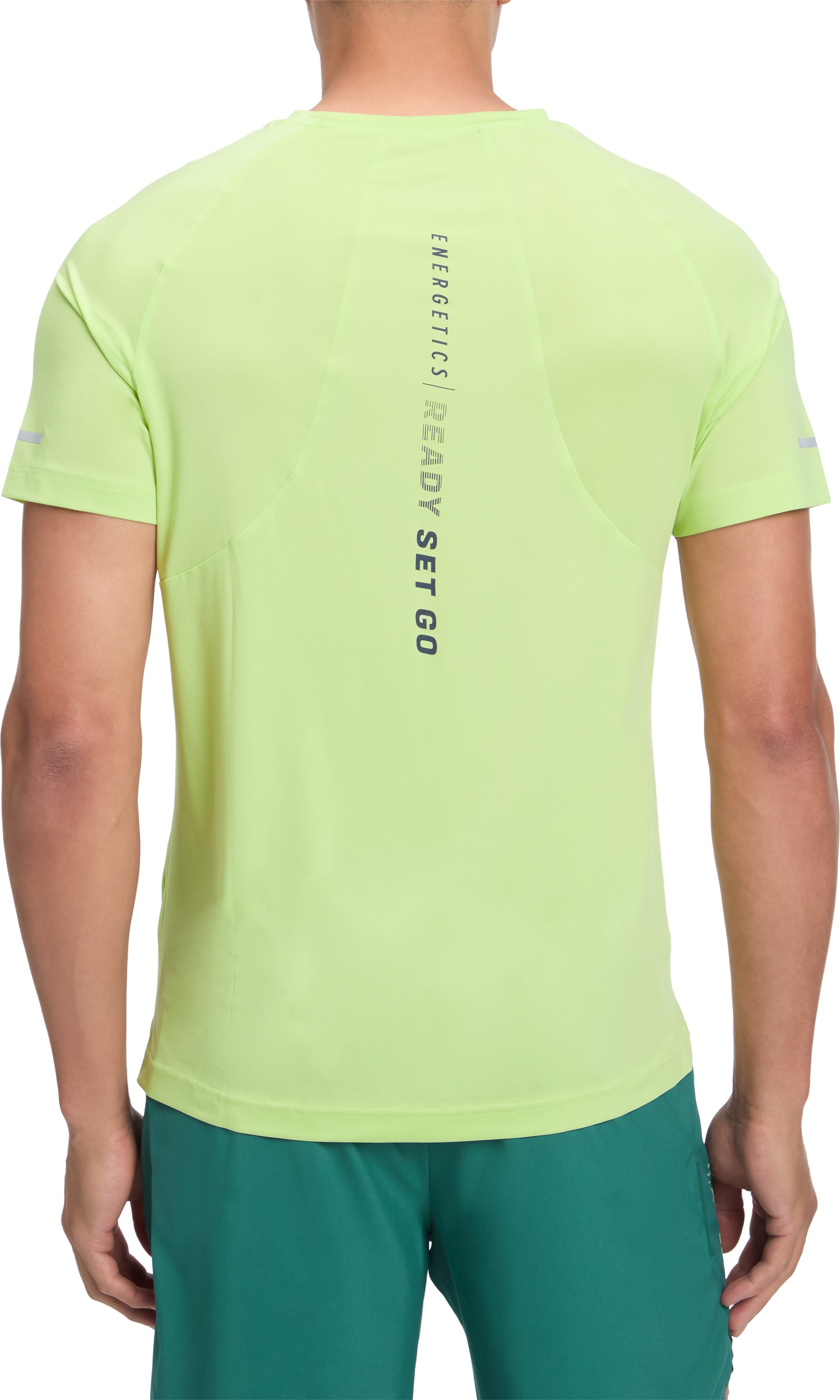 Energetics Laufshirt »HE.-T-SHIRT ELLAZOR II SHORT SLEEVE M« mit kurzen Ärmeln, aus Polyester und Elasthan, Regular Fit
