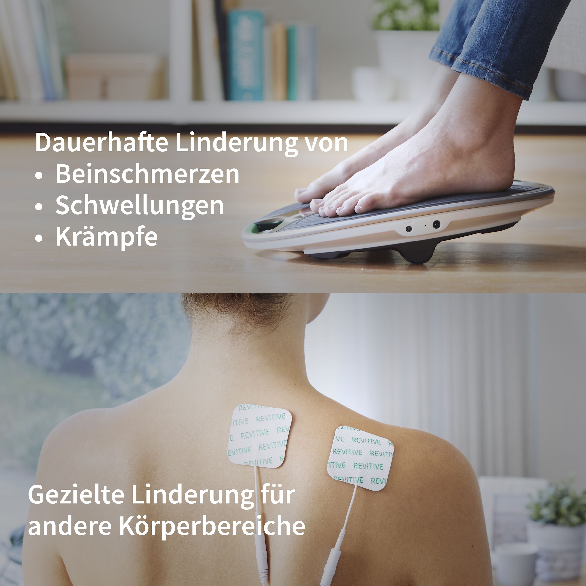REVITIVE EMS-Fussmassage-Gerät »Medic Coach Durchblutungs-Stimulator« Effektive Knieschmerztherapie und bessere Durchblutung