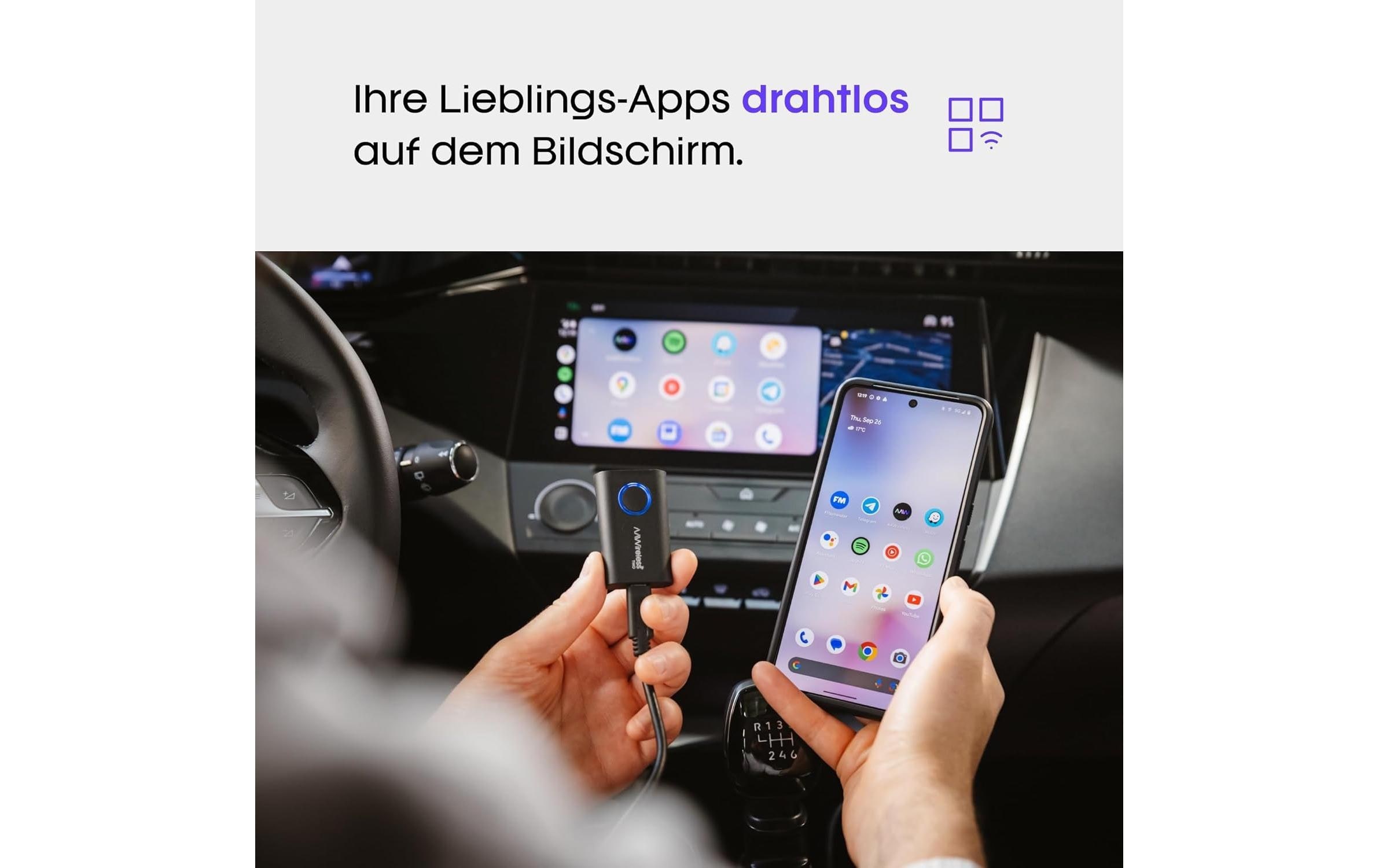  Adaptateur voiture »AA Wireless TWO«