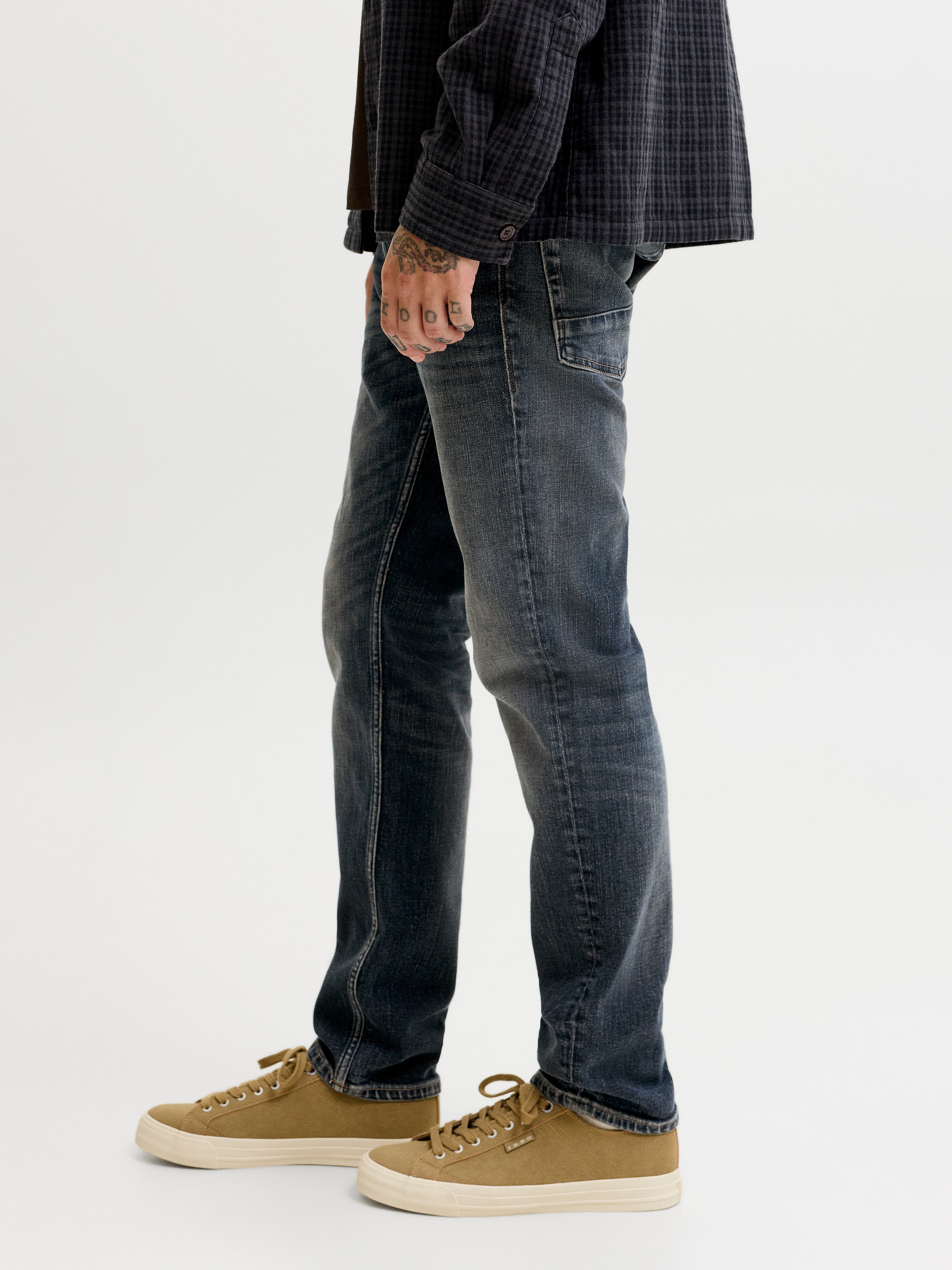 Jack & Jones Regular-fit-Jeans »JJICLARK JJDUKE JJ 696 NOOS« Baumwollmischung, regular fit