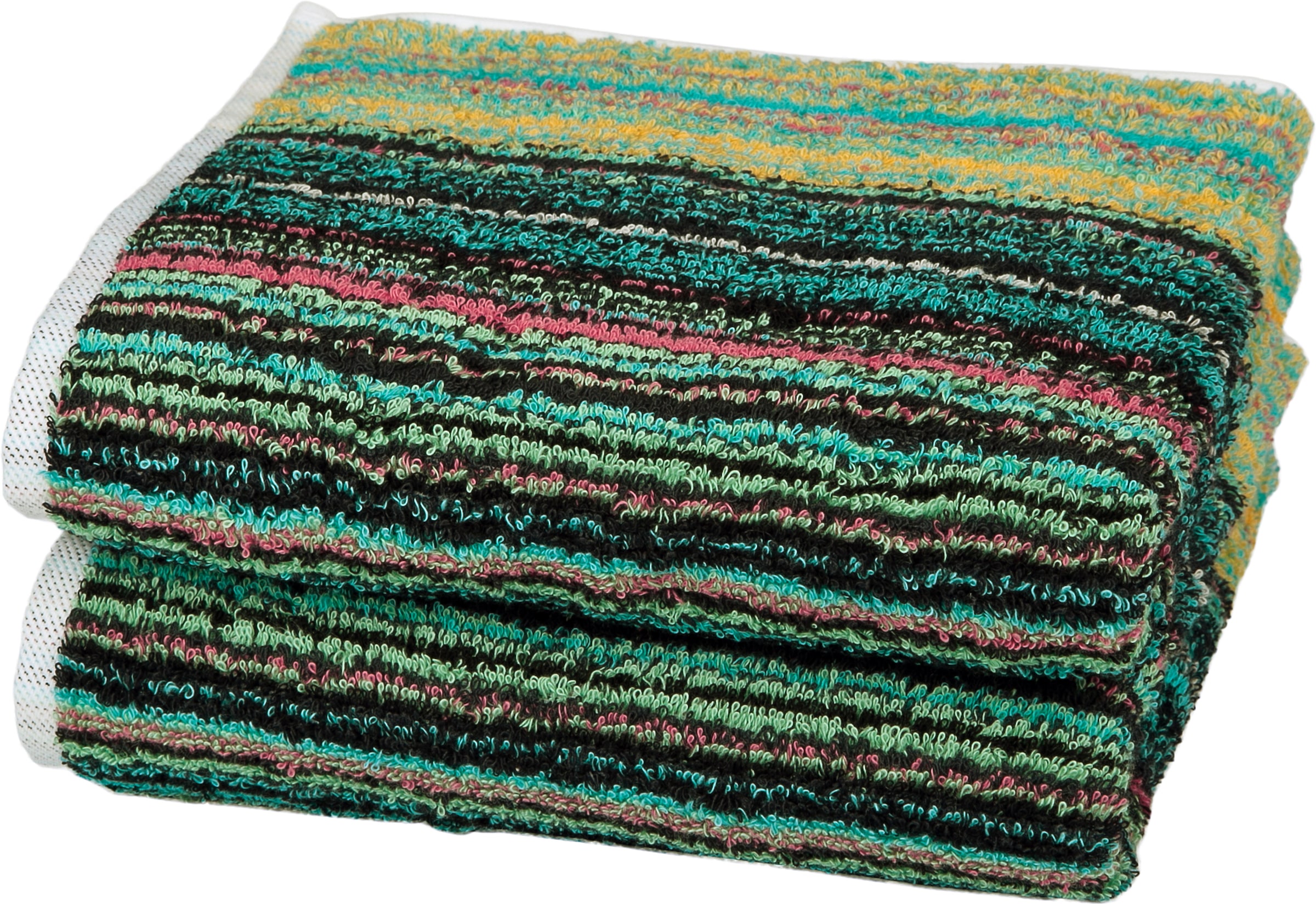 ROSS Handtücher »Missoni-Serie« aus feinster Baumwolle, dezente Streifen, Multifarben