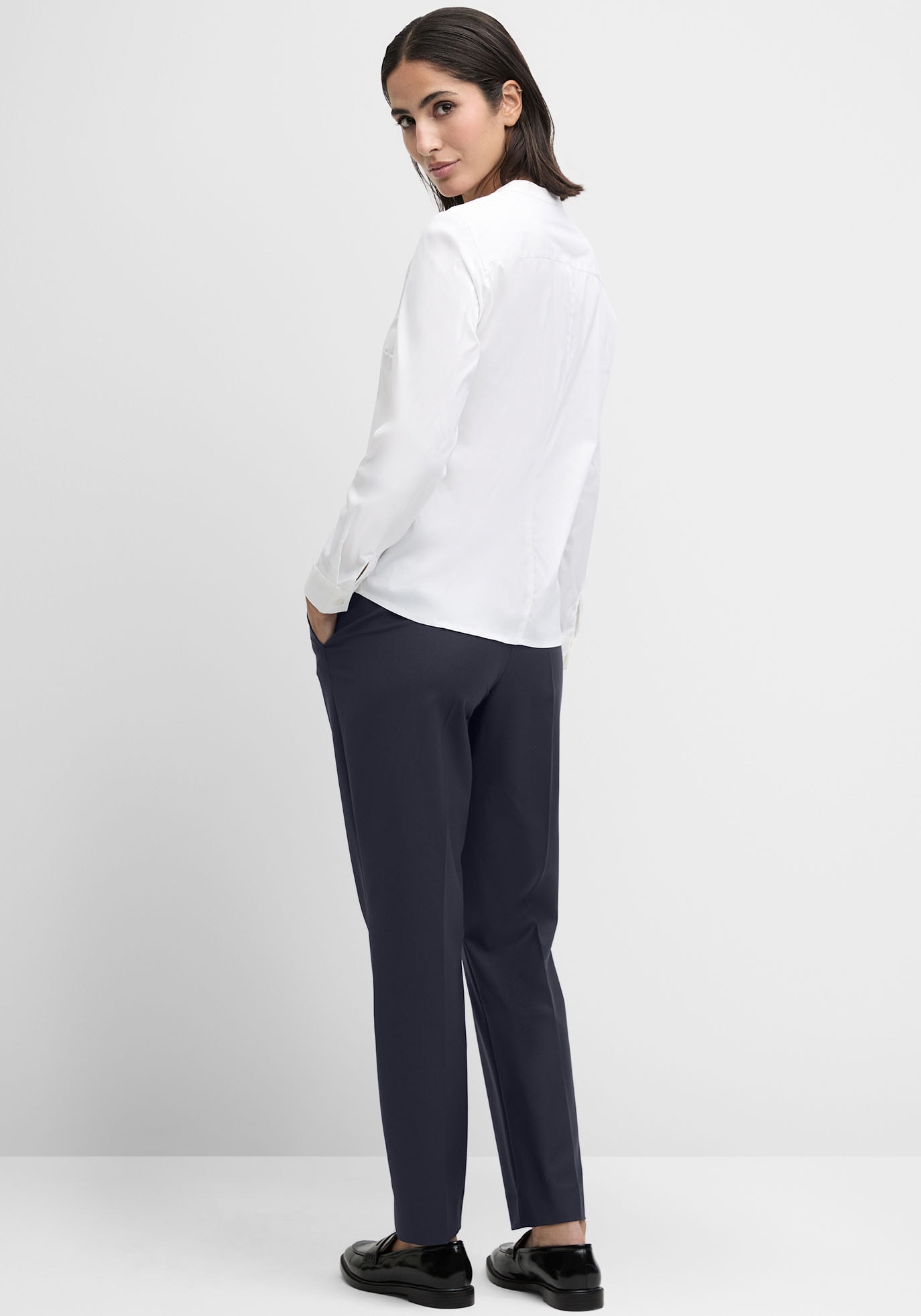 Cinque Blouse chemise »CIPAPER« CIPAPER,  avec plaque de marque sur l'ourlet