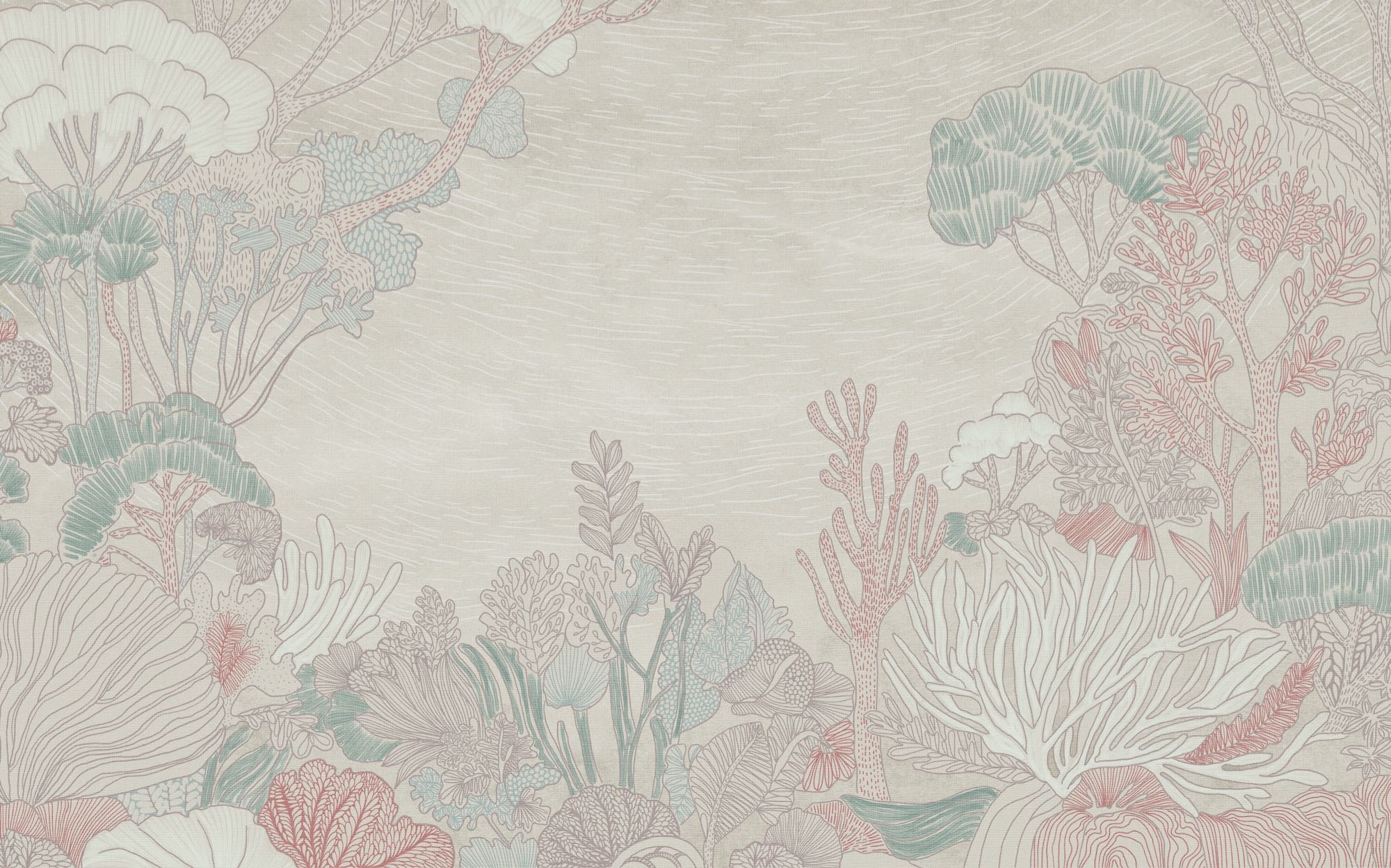 Komar Fototapete »Vlies Fototapete - Virentia Subaquatica - Grösse 400 x 250 cm« Motiv | bedruckt glatt