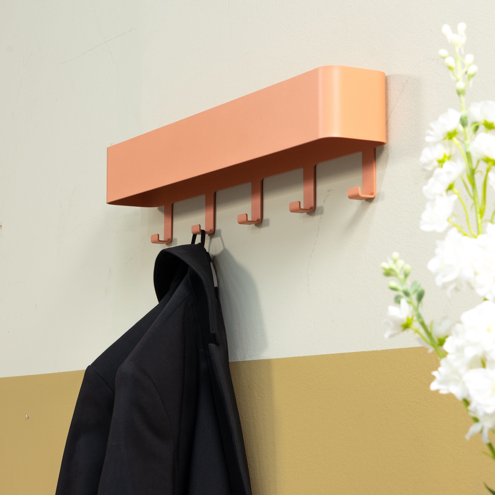 Spinder Design Garderobenhaken Metall, Breite 52 cm