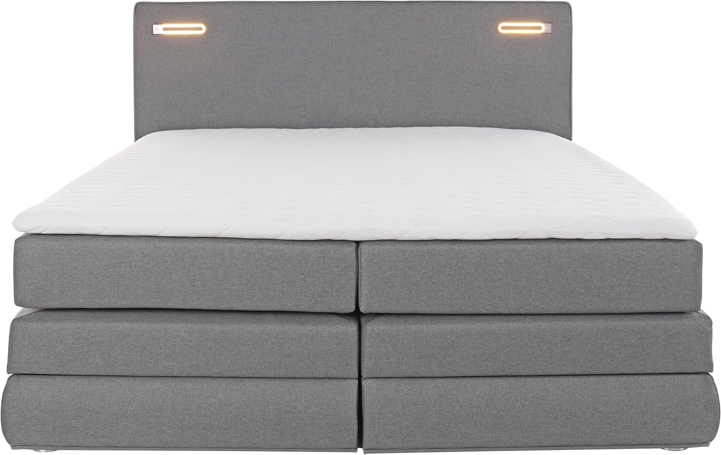 COLLECTION AB »NINONI, Stauraumbett mit Bettkasten & TTFK-Matratze« incl. coffre de lit, surmatelas et au choix avec éclairage LED