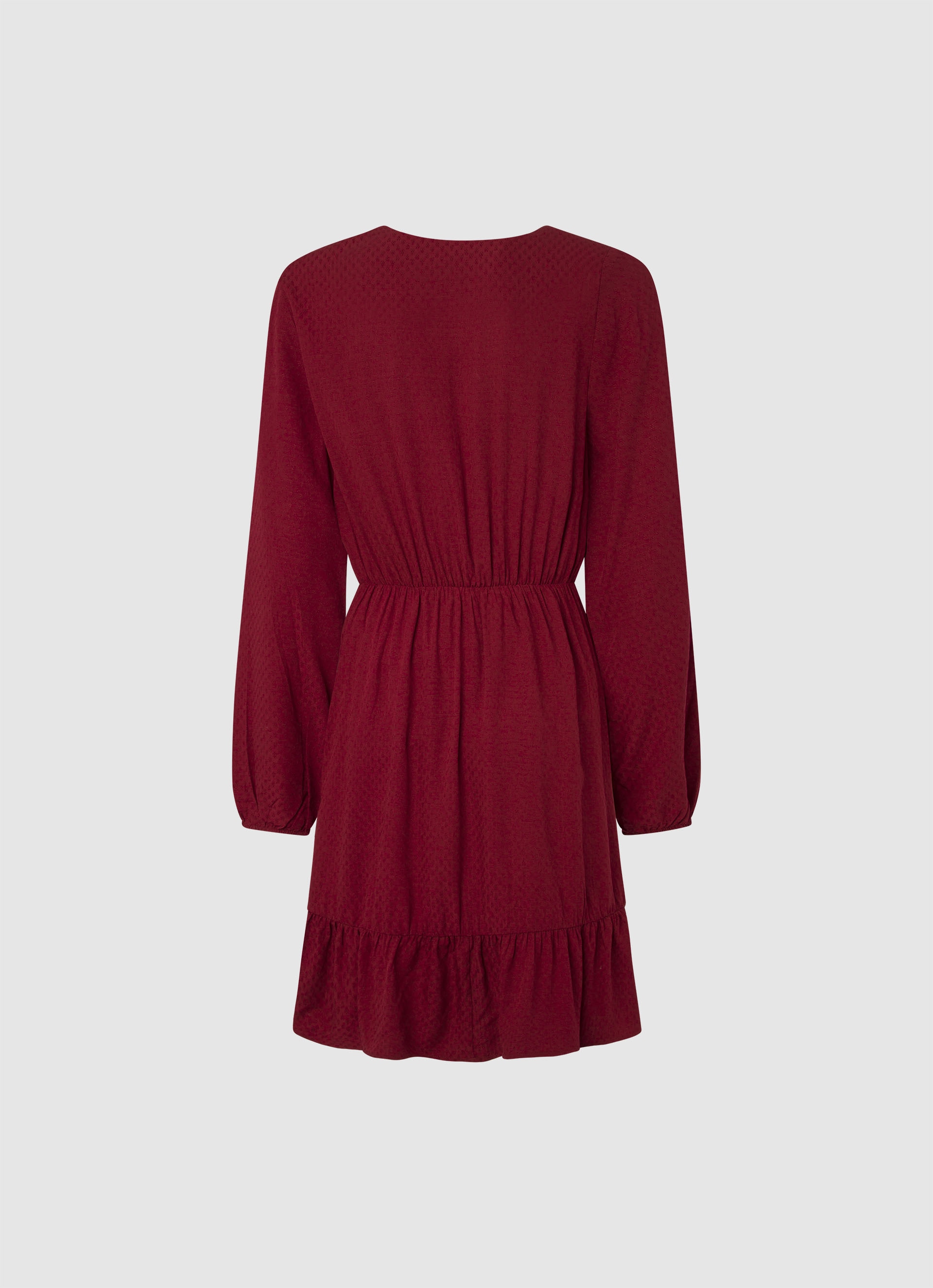 Pepe Jeans Robe en ligne A »KENDALL« mit Volants und langen Ärmeln