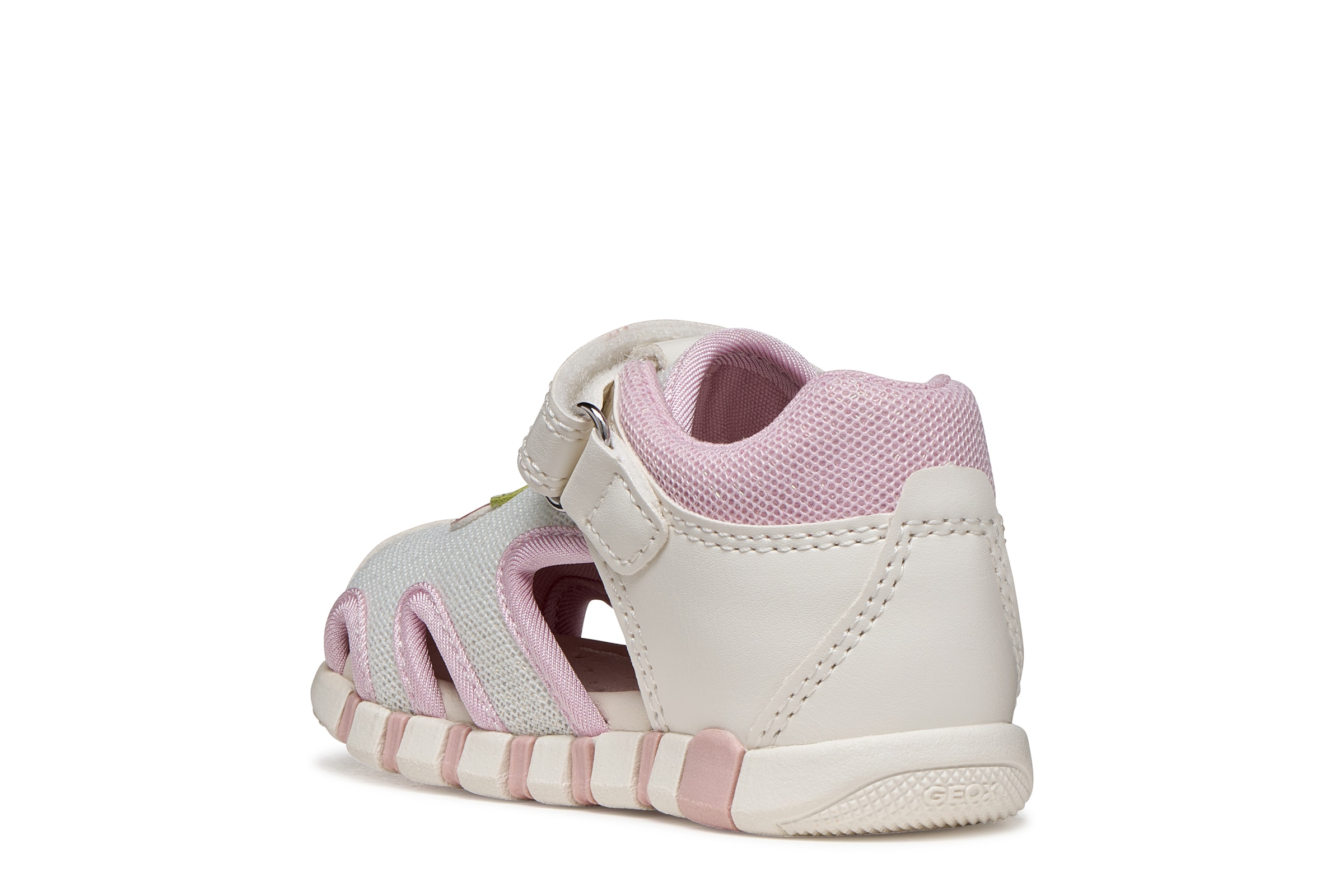 Geox Lauflernschuh »B SANDAL IUPIDOO GIR«  Babyschuh mit süssem Aufnäher, Grössenschablone zum Download