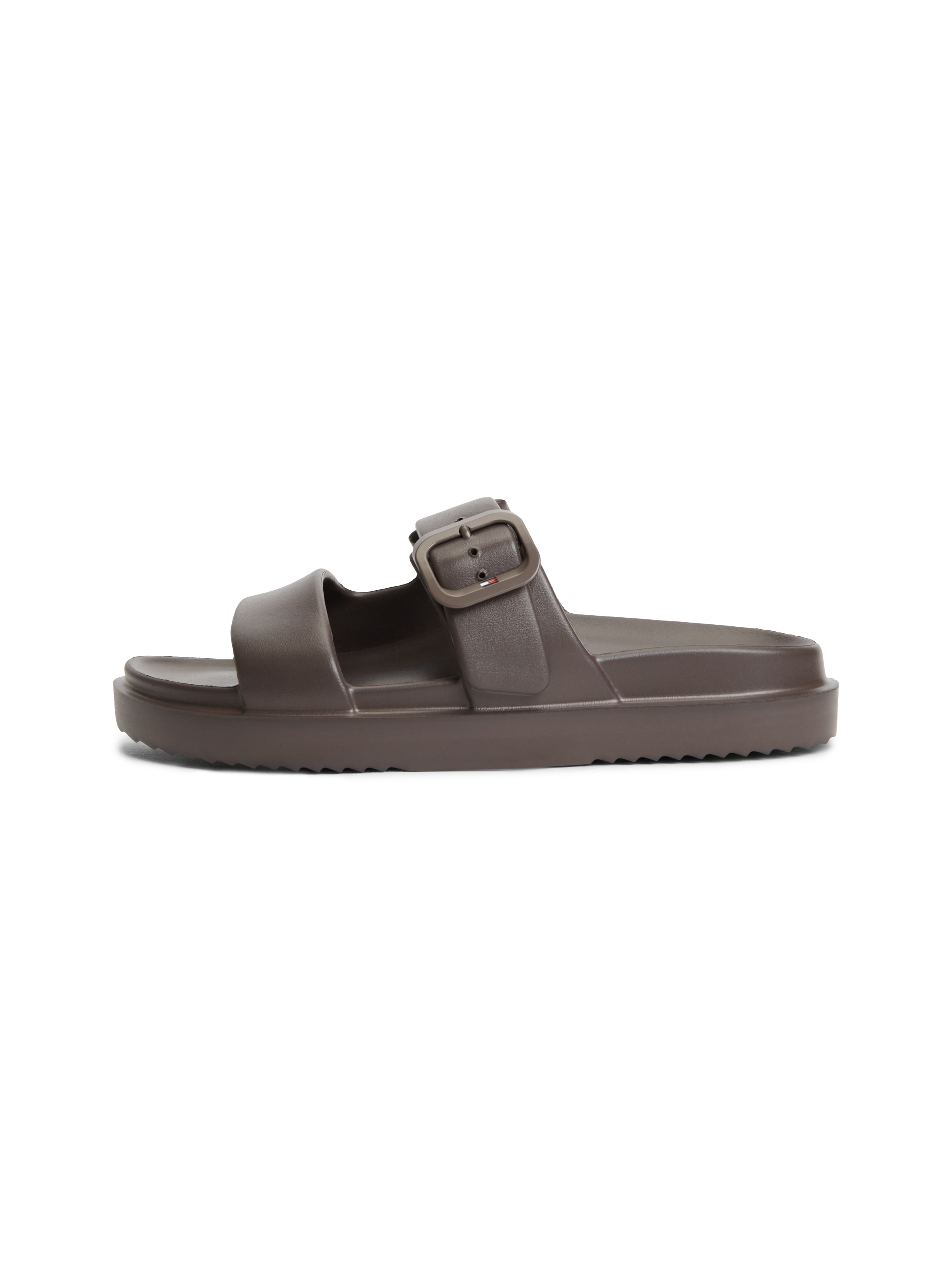 Tommy Hilfiger Pantolette »TH MOLDED SUMMER SANDAL«  chaussure d'été avec couture décorative latérale