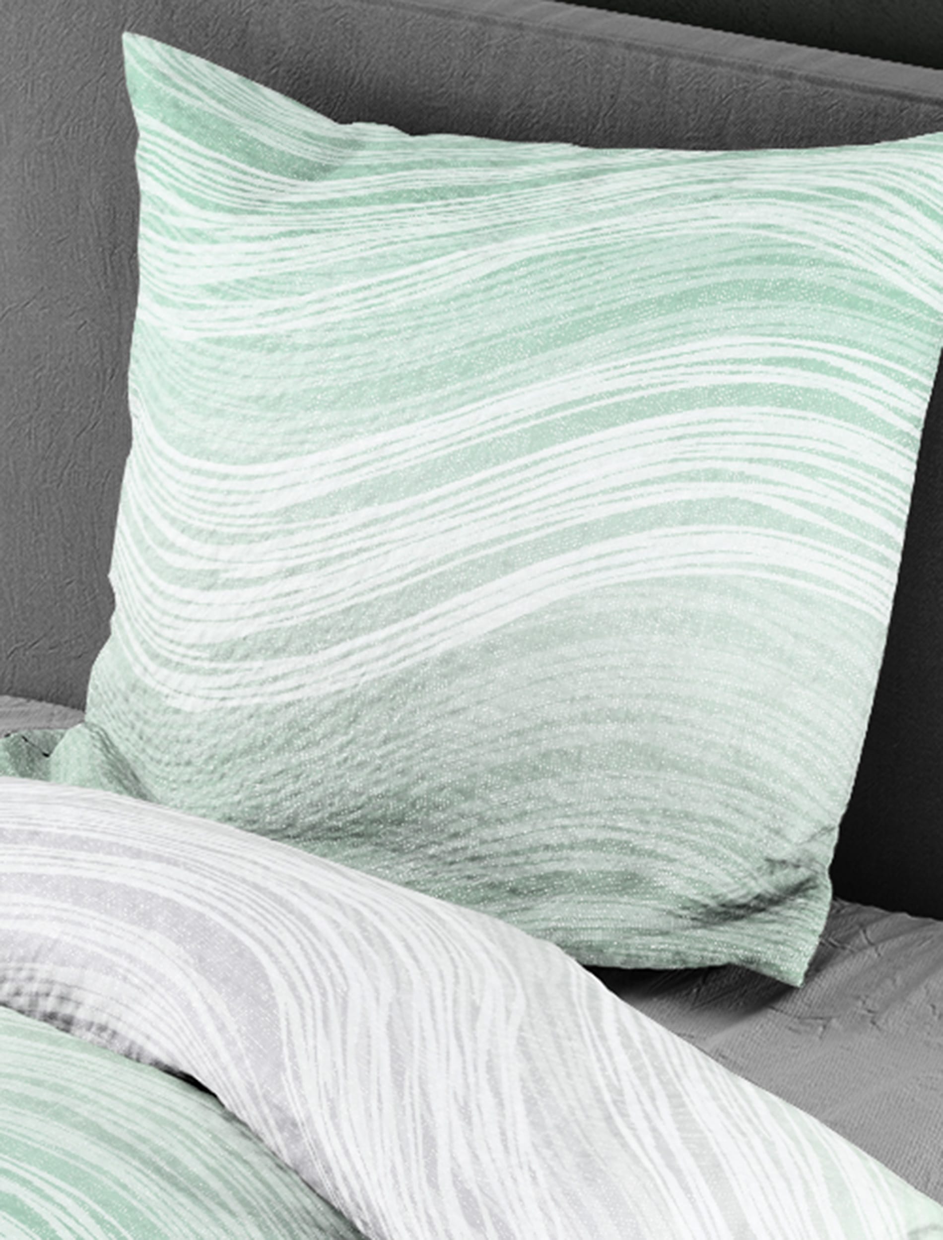 BIERBAUM Linge de lit »4061« 2 cuis tlg. Mako-Satin, 100 % Baumwolle, pflegeleicht