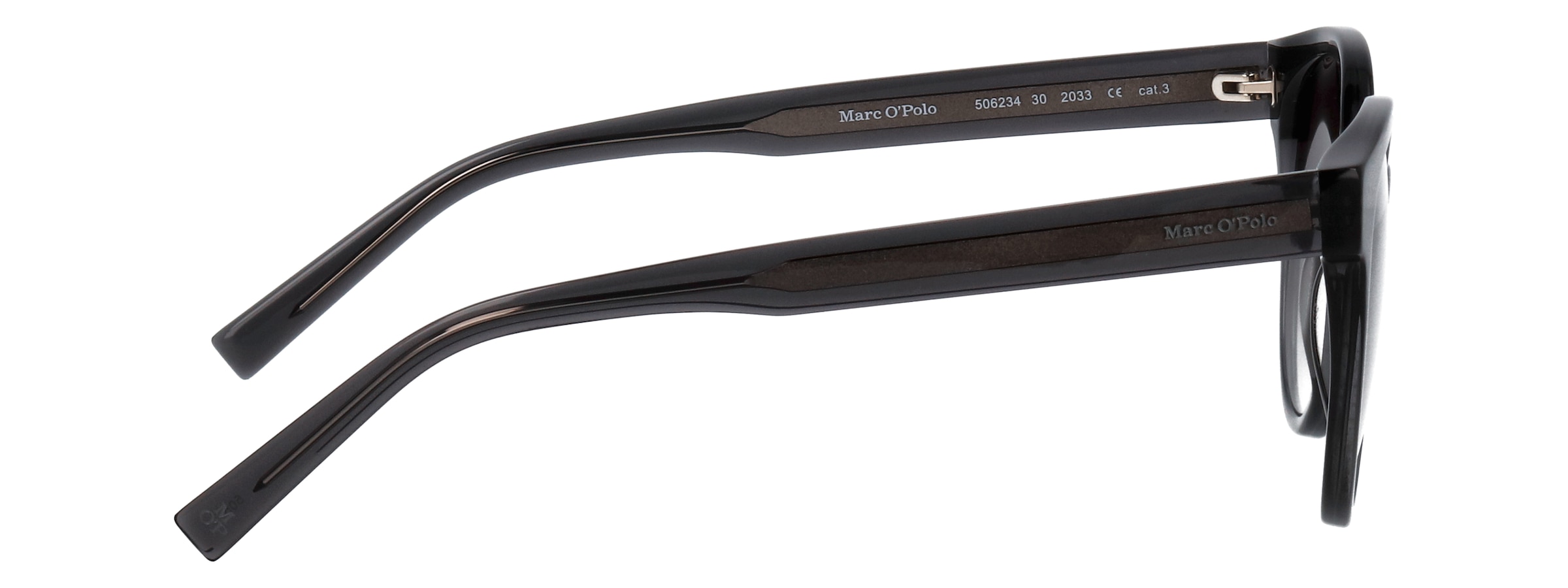 Marc O'Polo Lunettes de soleil »Modell 506234« Form Panto, Logoschriftzug auf Bügel, Kunststofffassung