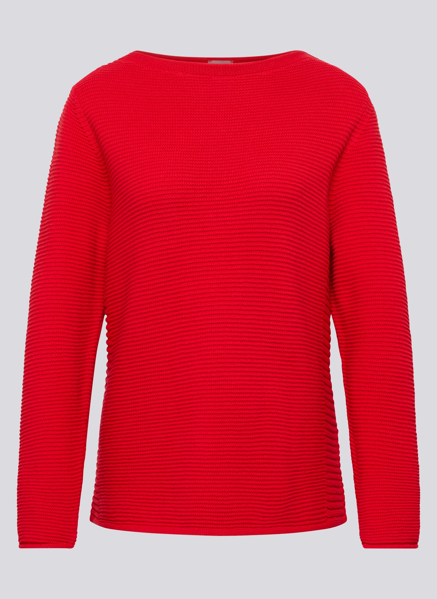 Rabe Pull en tricot en motif côtelé à rayures
