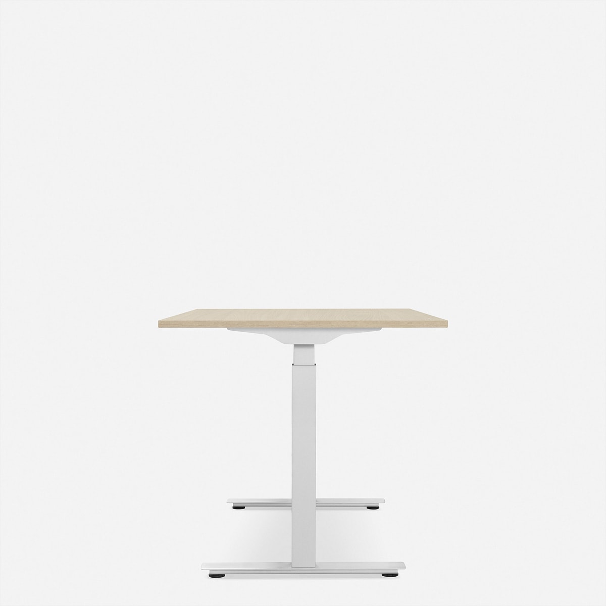   »WRK21 Schreibtisch Smart 180 x 80 cm, Höhenverstellbar, Mandal Ahorn / Weiss« ()