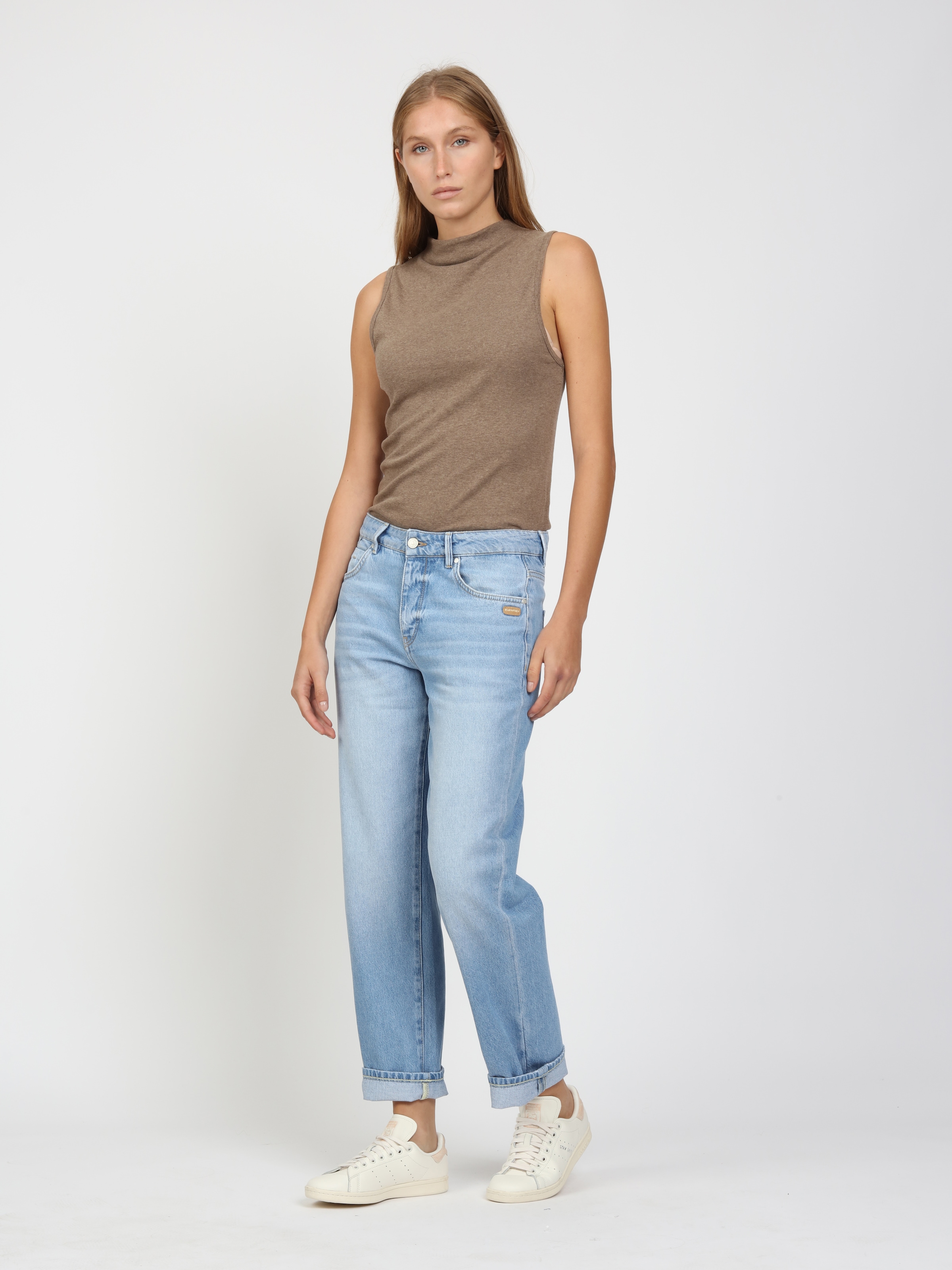 GANG Jeans droit »94THELMA« avec détail au-dessus de la poche monnaie