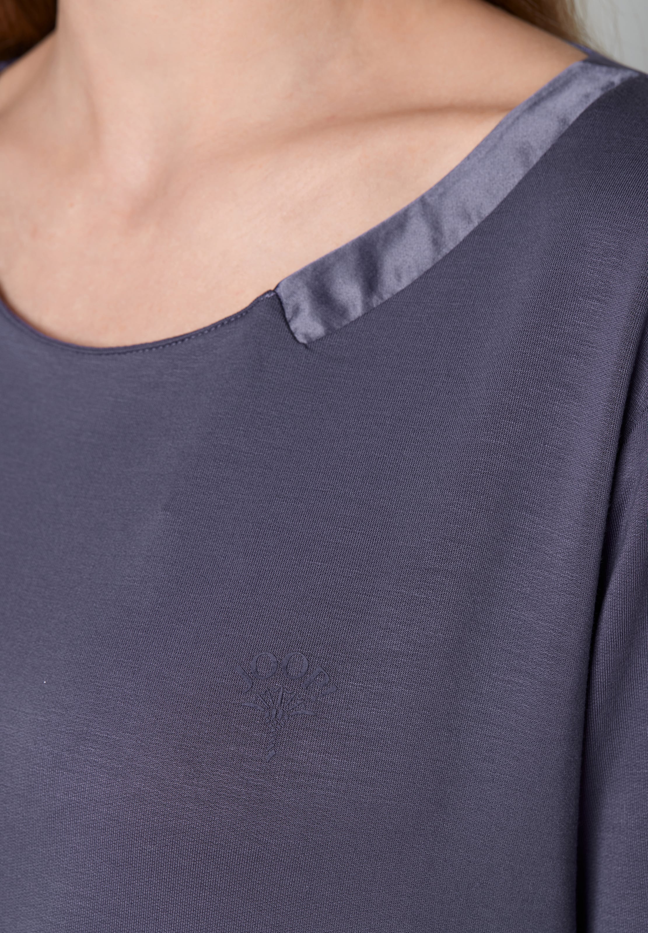 JOOP! Haut de pyjama coupe confortable, manches longues, sans col, pour vêtements d'intérieur et de nuit
