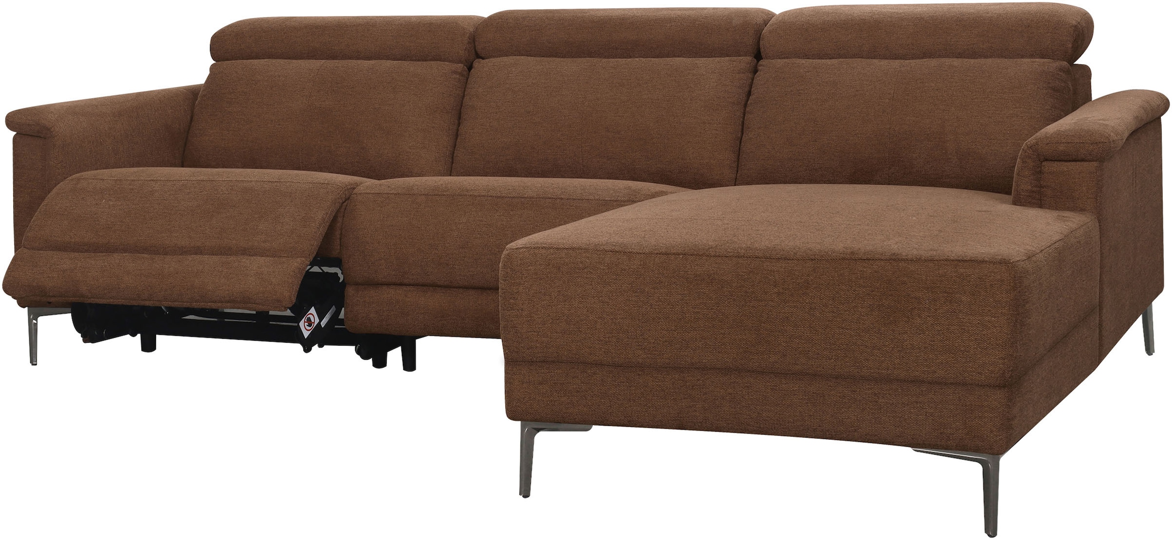 GOODproduct Canapé d'angle »LUND, L-Form, 261cm, man. o. elektr. Relaxfunktion (mit USB-A)« und Kopfteilverstellung