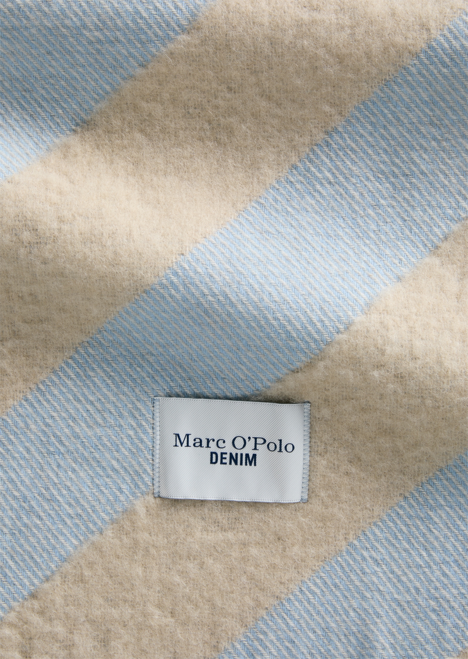 Marc O'Polo DENIM Écharpe en laine »mit diagonalen Streifen«