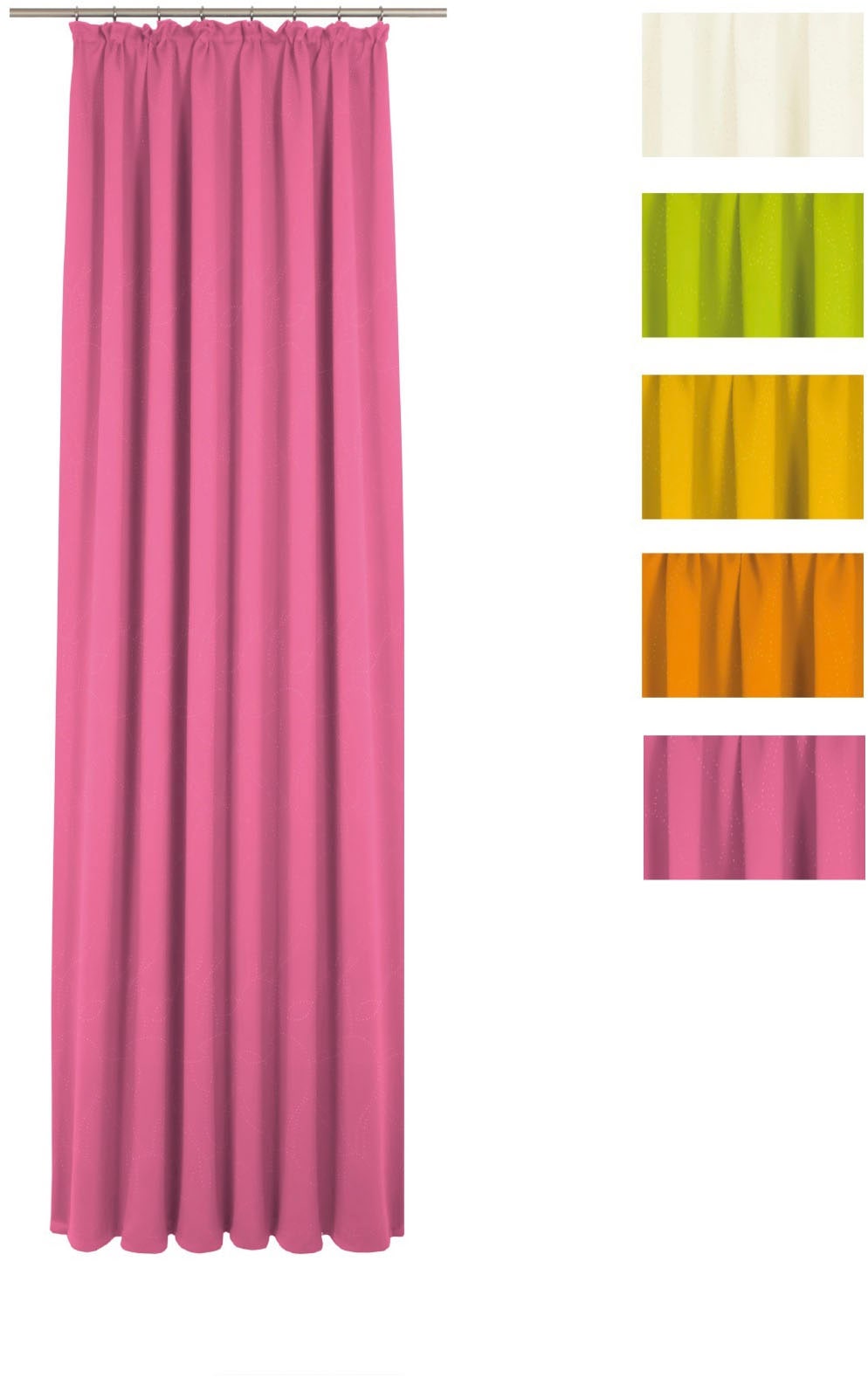 Wirth Vorhang »Janine« Kräuselband 1 Stk. tlg.