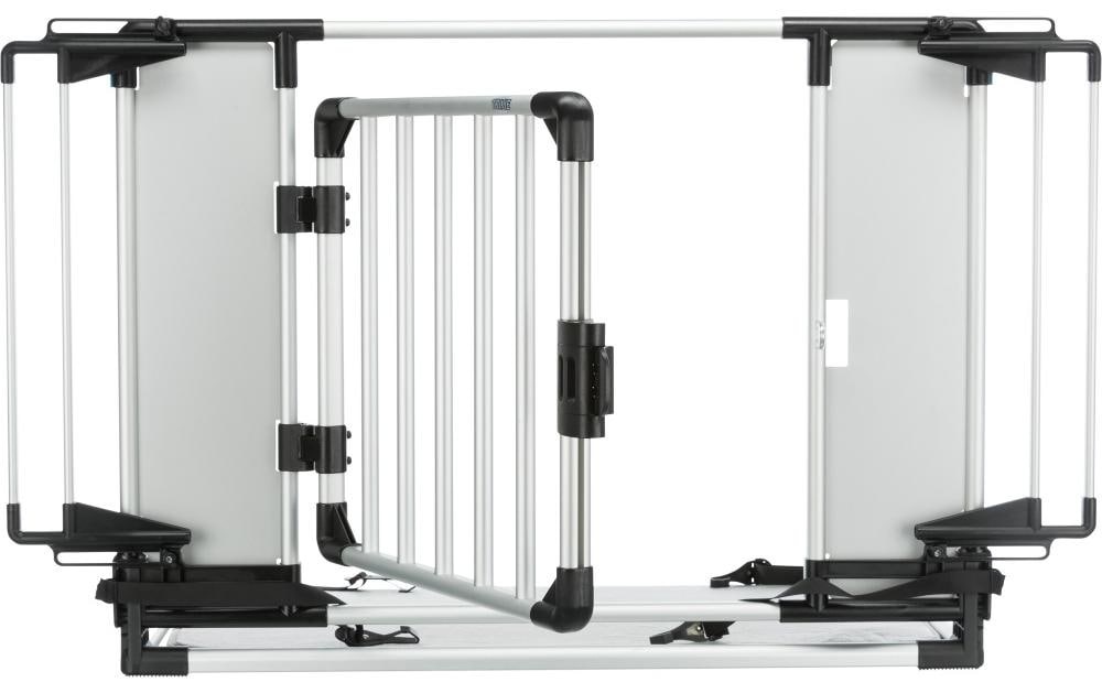 TRIXIE Tierabsperrgitter »Auto-Gitter Universal« Aluminium | Kunststoff Montage ohne Bohren und Schrauben 114 cm breit
