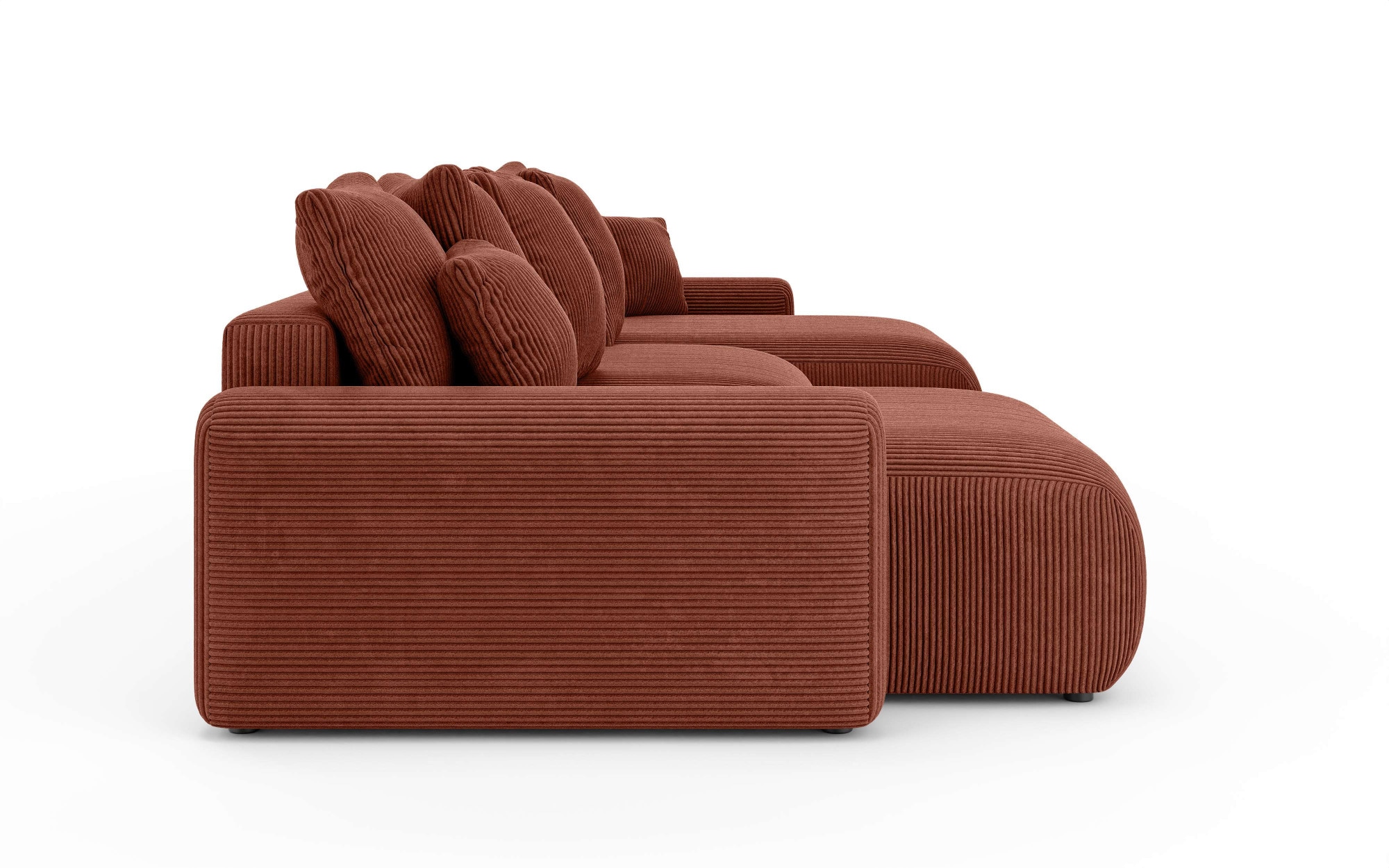 Home affaire Paysage de salon »LAKESIDE mit Bettfunktion und Bettkasten, Masse B/T/H: 332,5/142/84 cm« U‑Form mit vielen Kissen und Wellenunterfederung