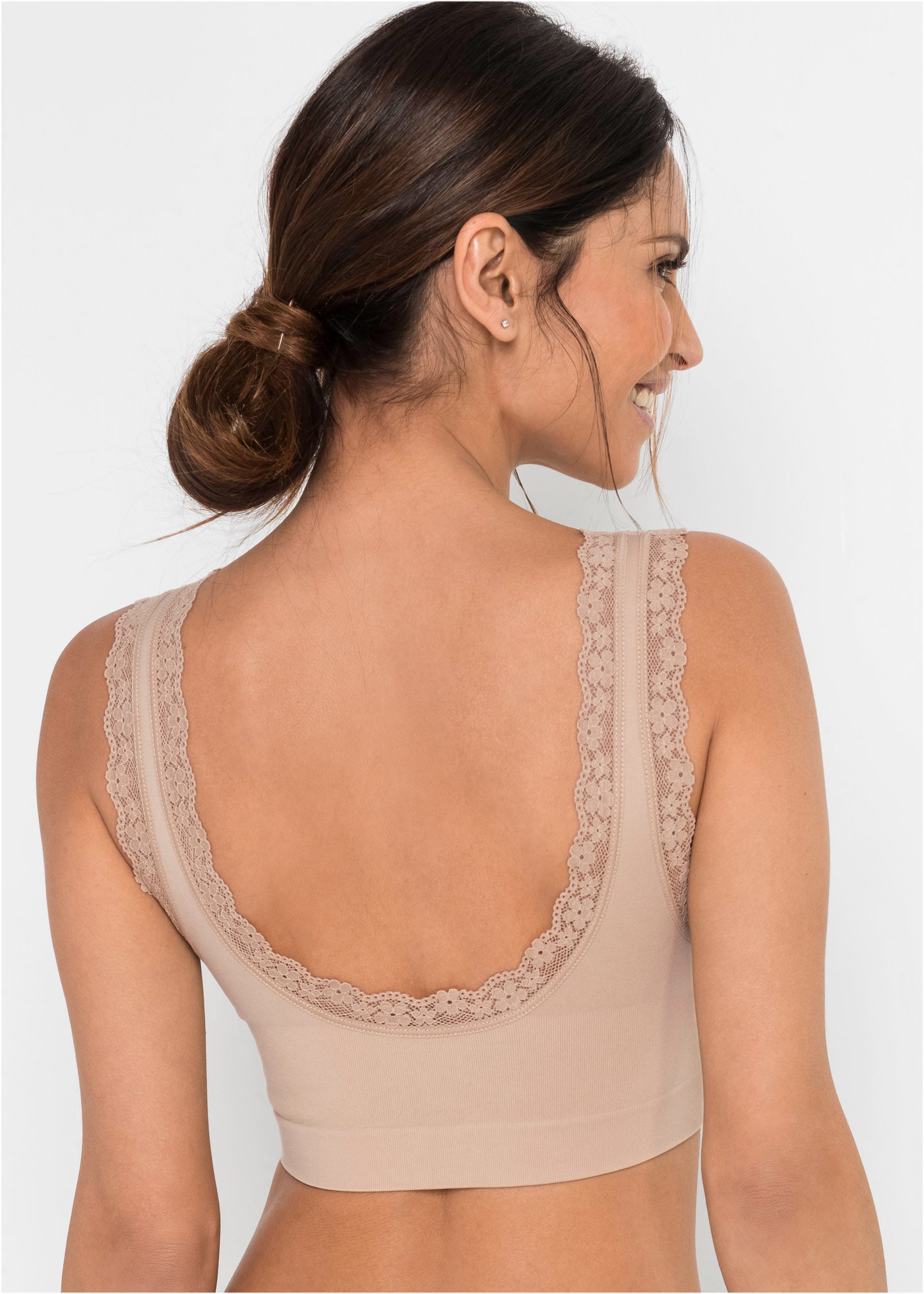 bonprix Bustier »Feel Comfort Seamless Bustier (2er Pack)« Packung, 2 Stk. nahtlose Verarbeitung, elastisches Material, klassischer Stil