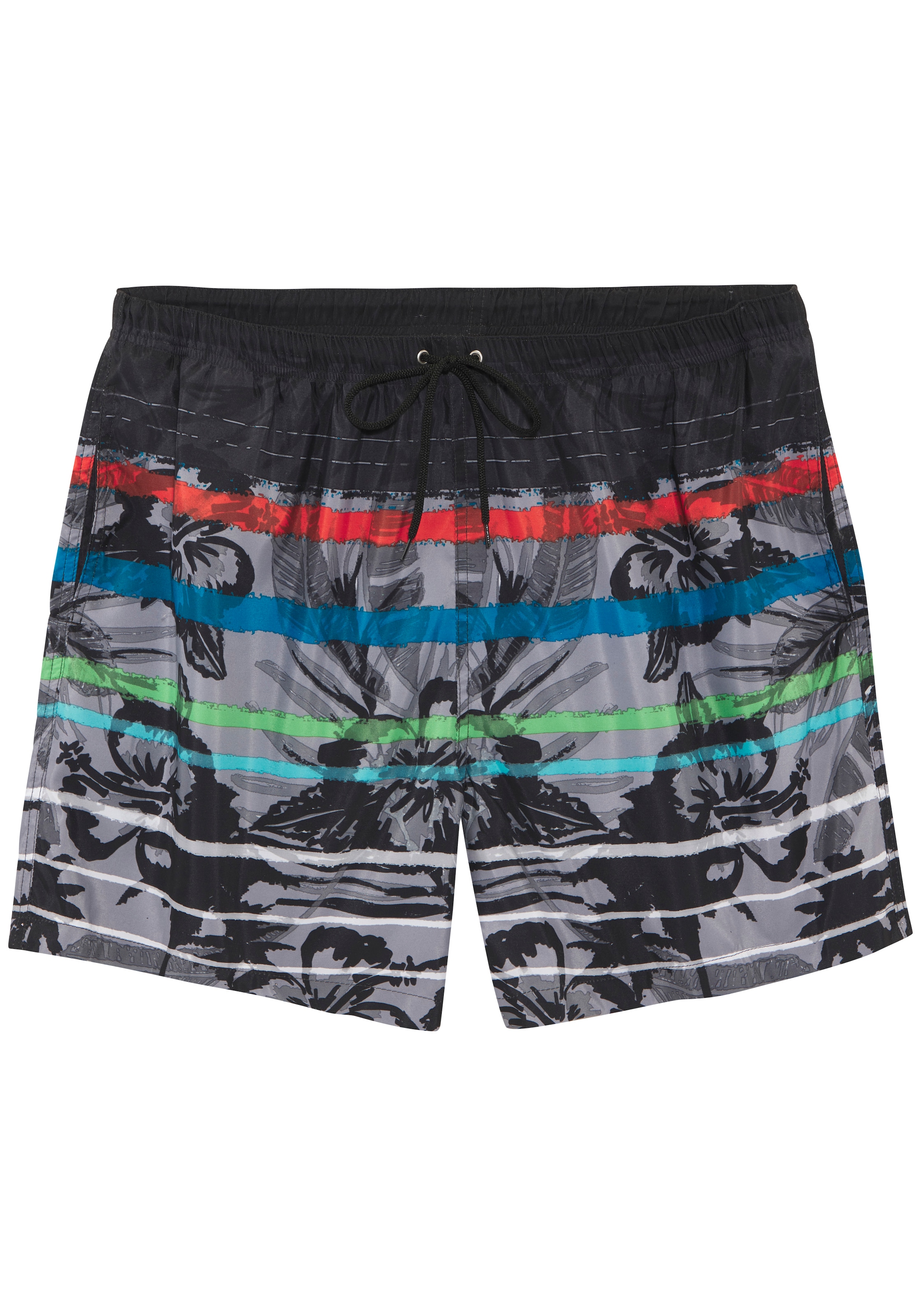 John Devin Badeshorts mit floralem Design