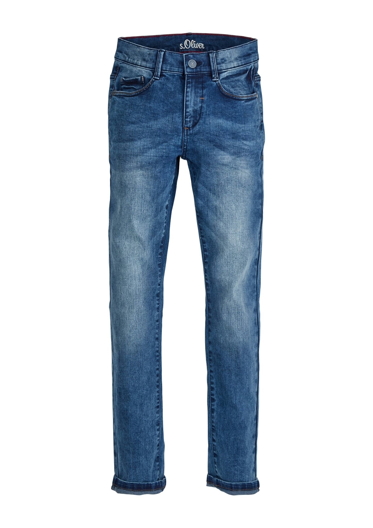 s.Oliver Junior Jeans coupe régulière avec lavage authentique