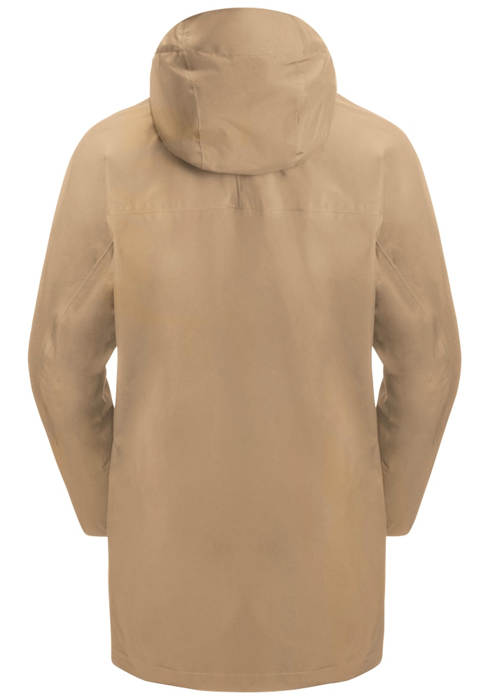 Jack Wolfskin Veste longue »MAINKAI LONG JKT W« mit Kapuze