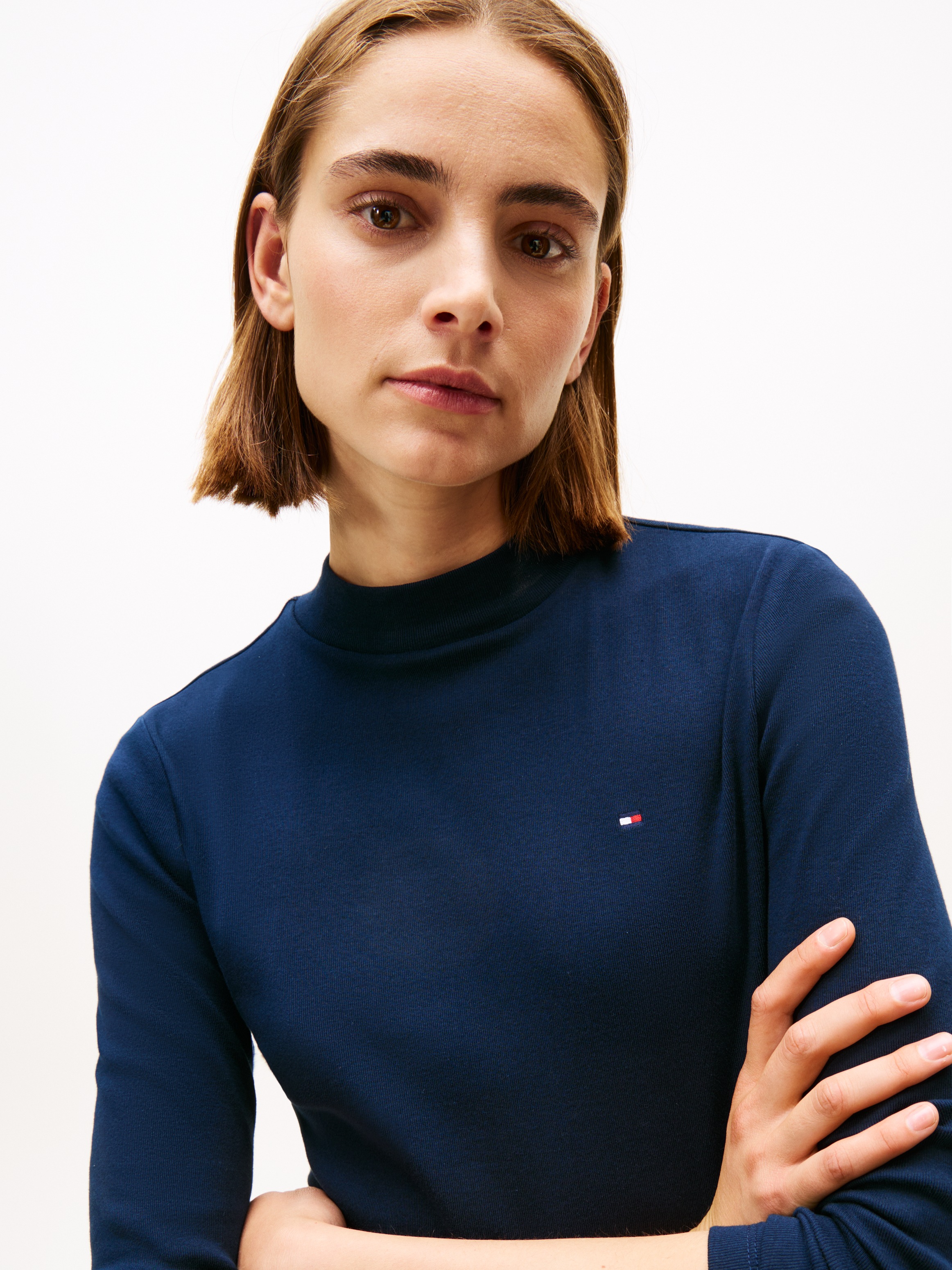 Tommy Hilfiger T-shirt à manches longues »SLIM CODY MOCK-NK LS«