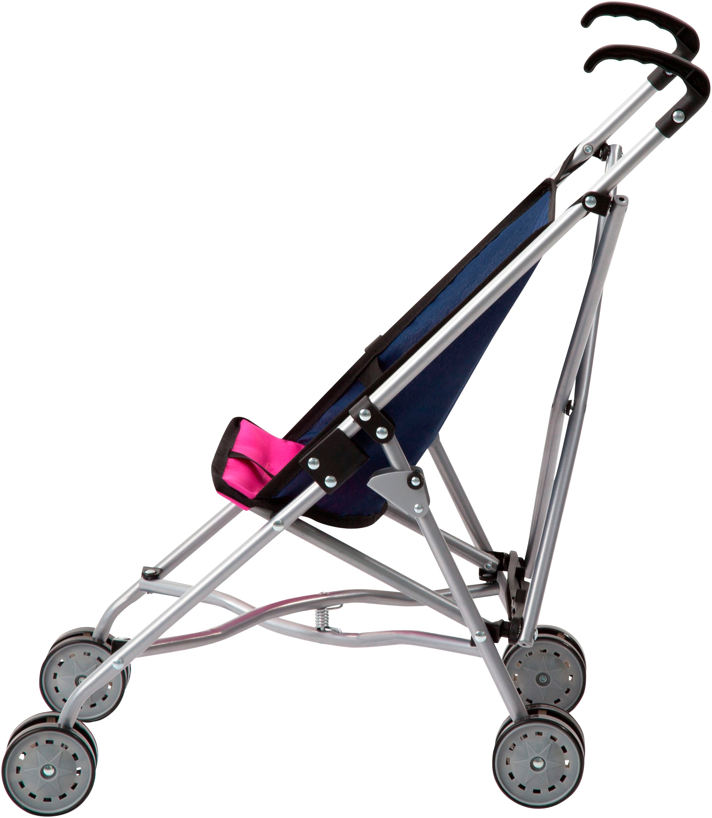 Bayer Poussette de poupée »blau mit Einhorn«