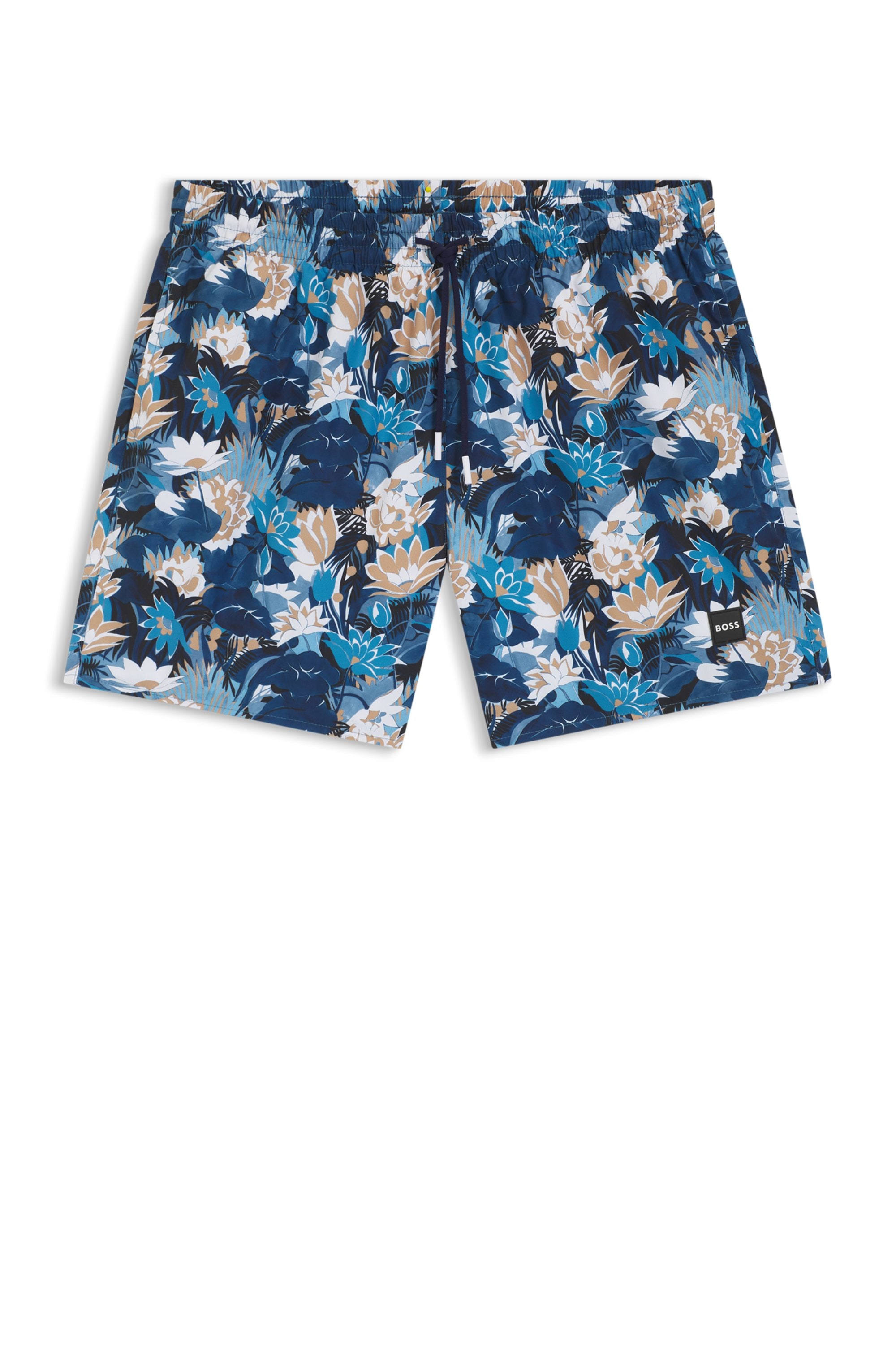 BOSS Badeshorts »Piranha« mit buntem Alloverdruck