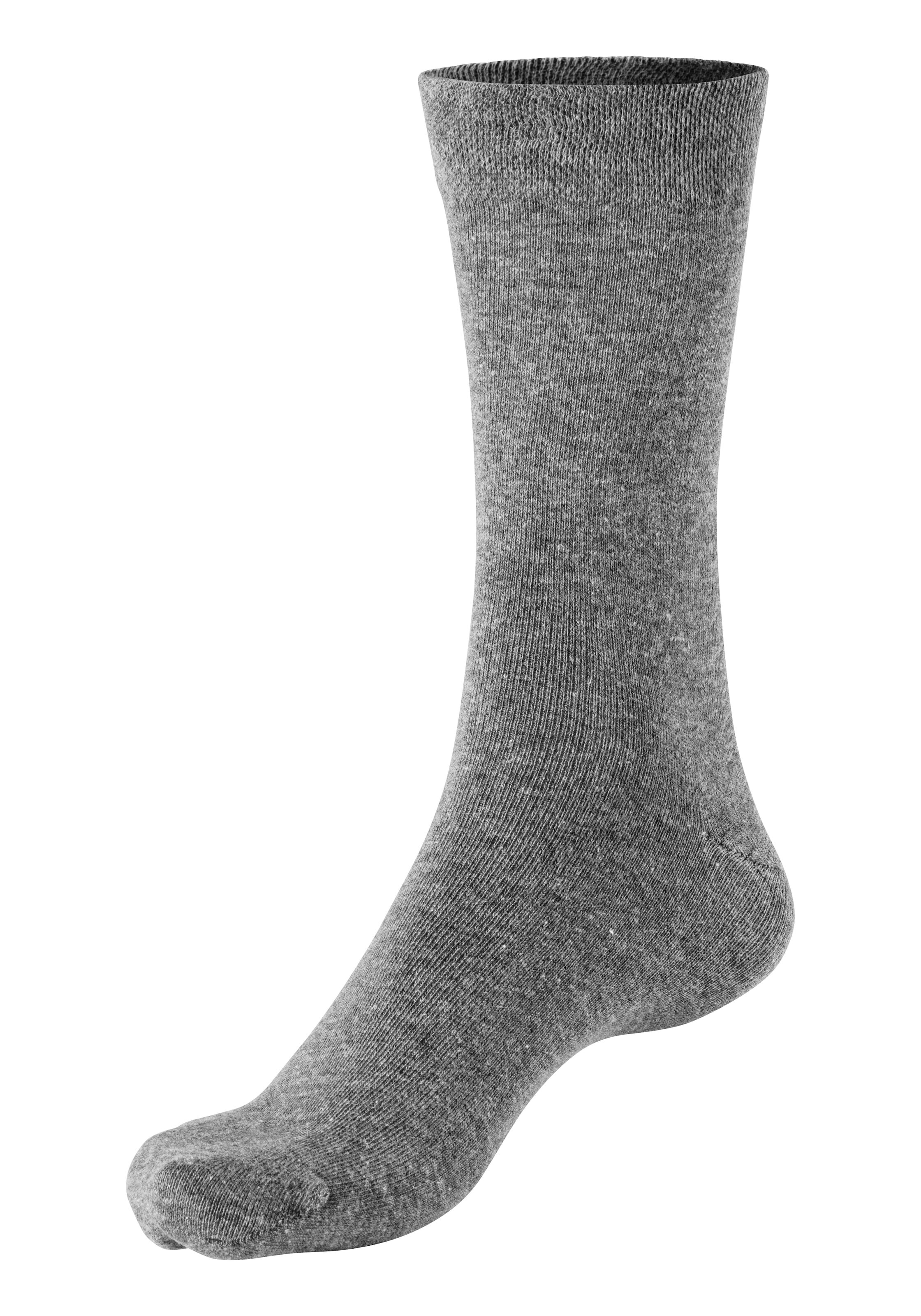 John Devin Chaussettes d'affaires Packung, 3 cuis tlg. mit längerer Schaftlänge, verpackt in einer Box